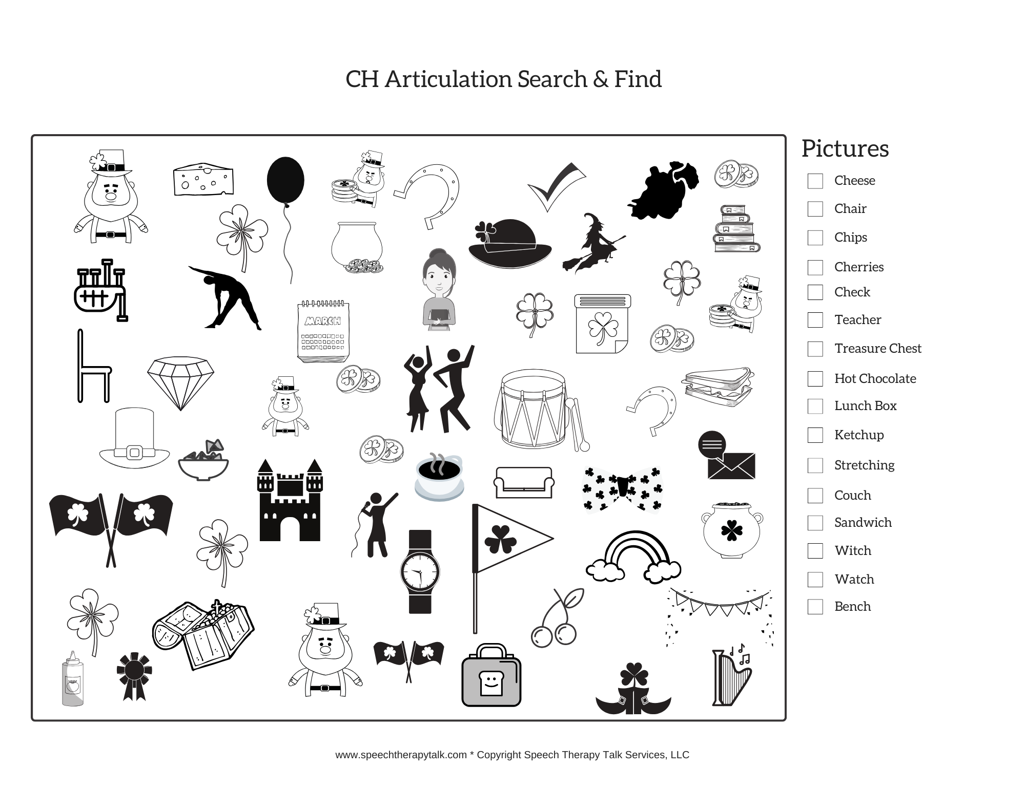 search and find worksheets