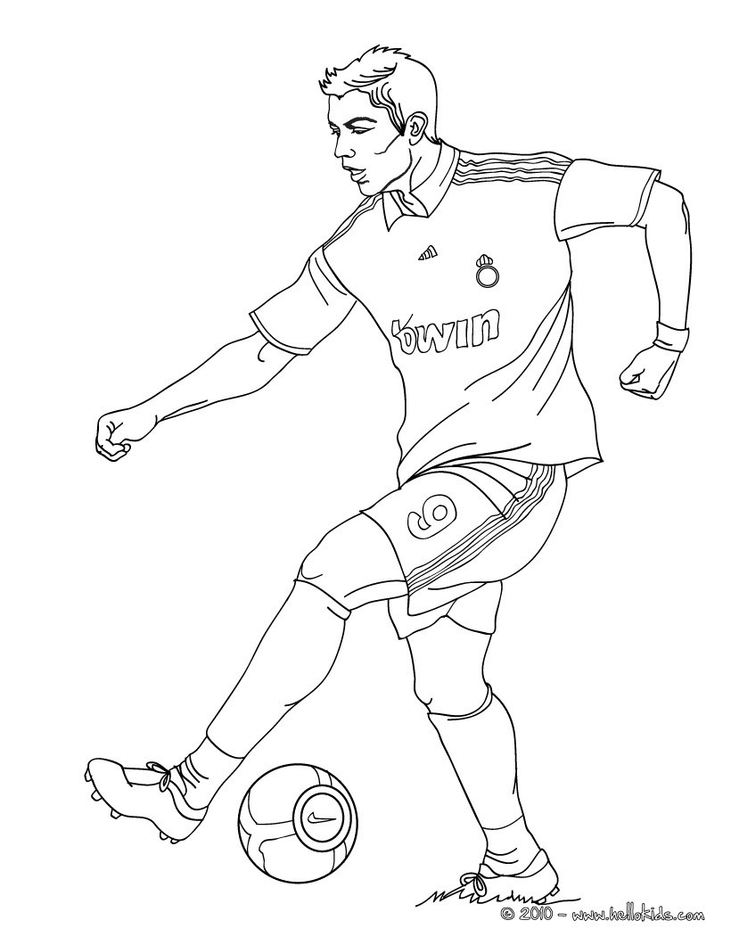 Coloring Pages Of Soccer