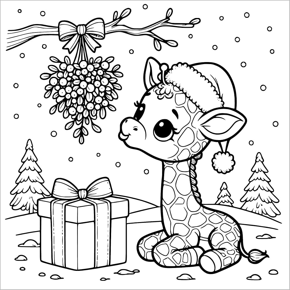 christmas coloring book page christmas coloring book page