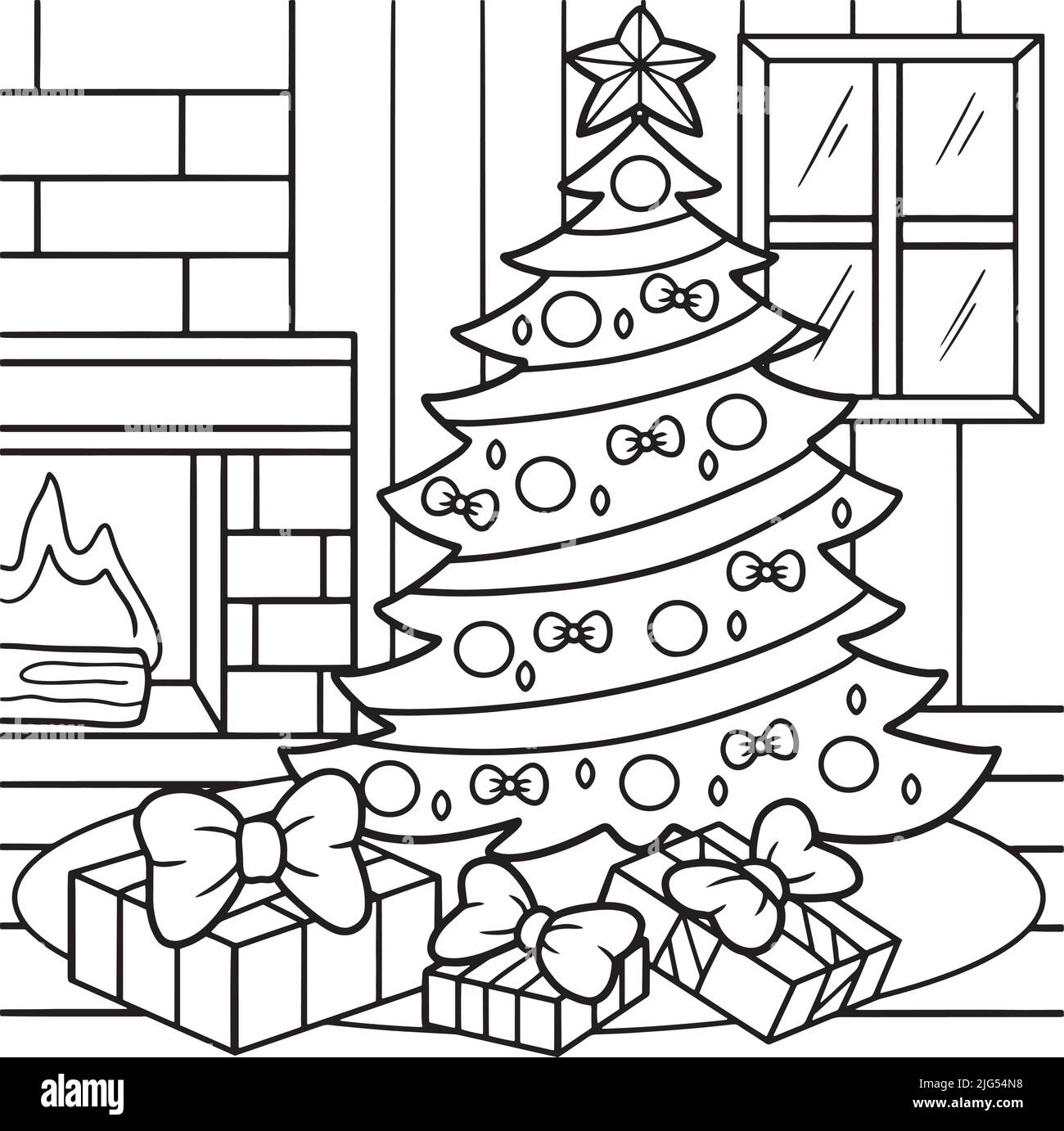 christmas coloring pages tree