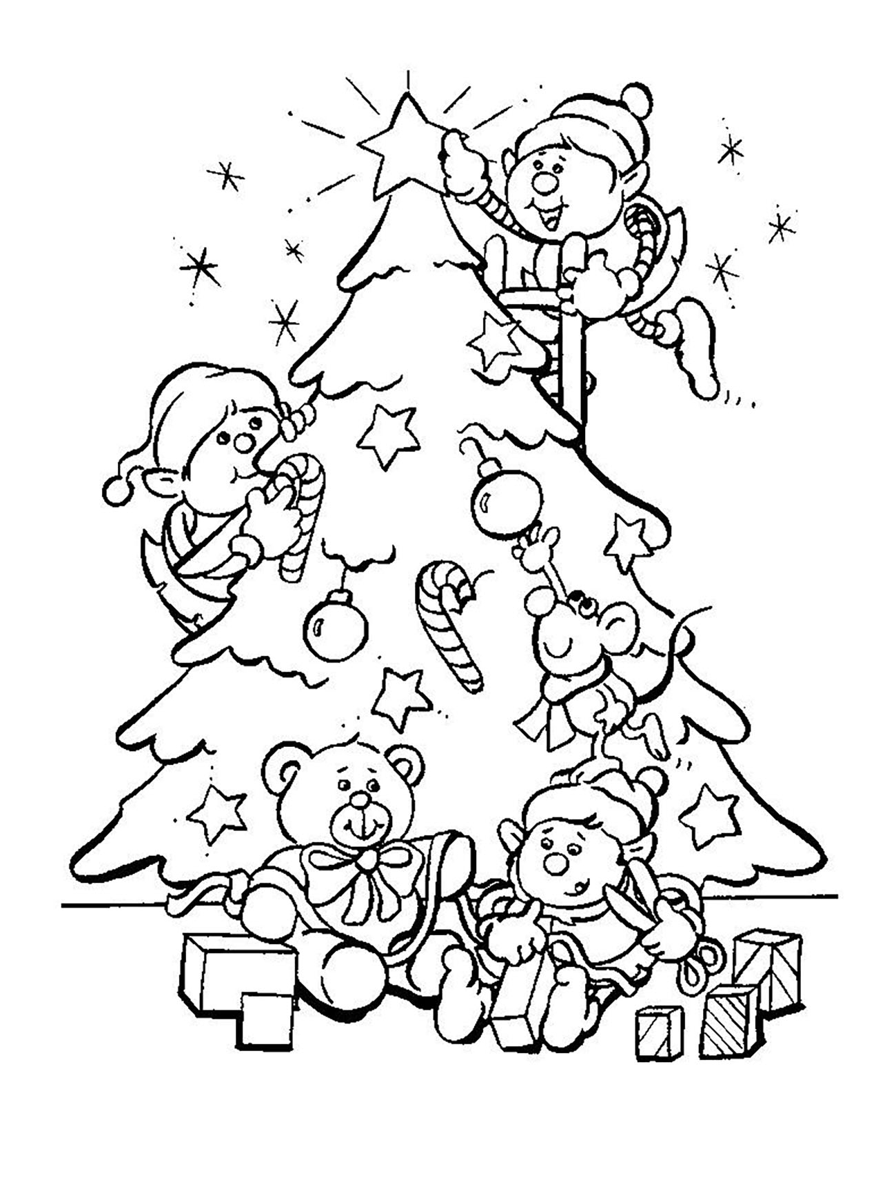 christmas elf coloring pages christmas elf coloring pages