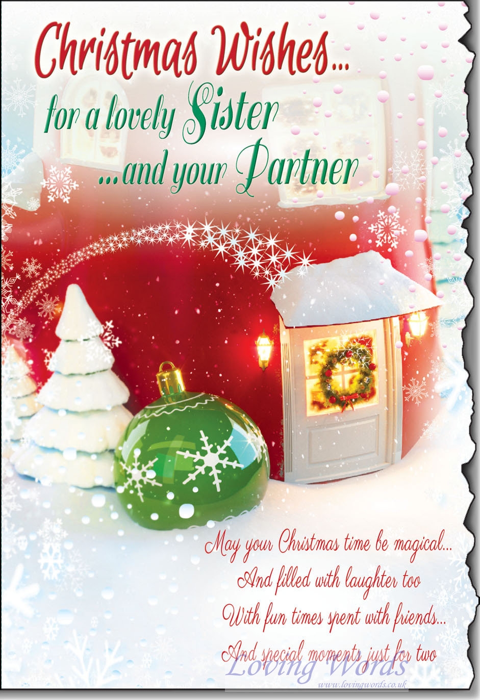 Christmas Wishes For Sister