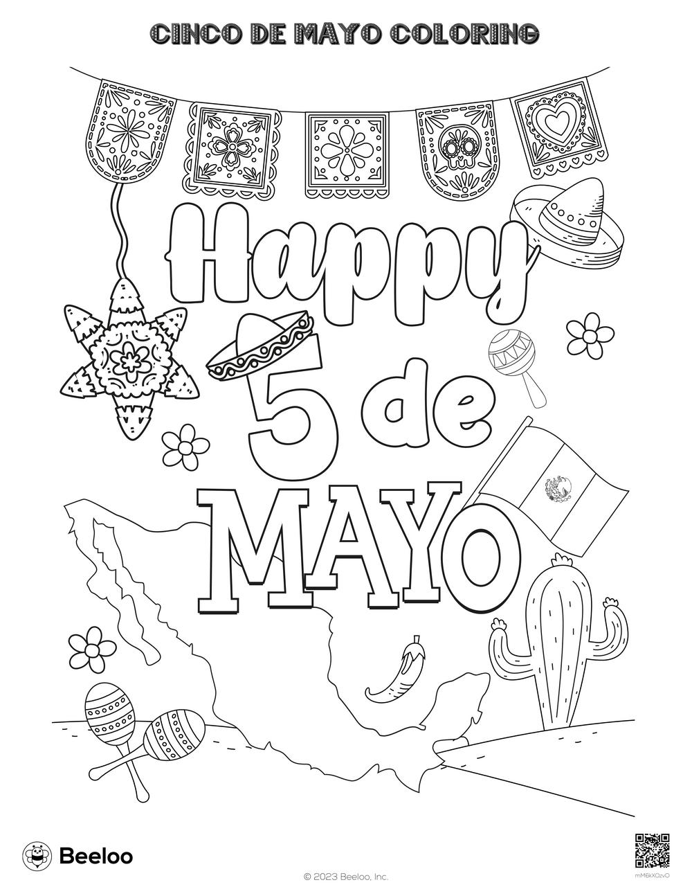 cinco de mayo color pages