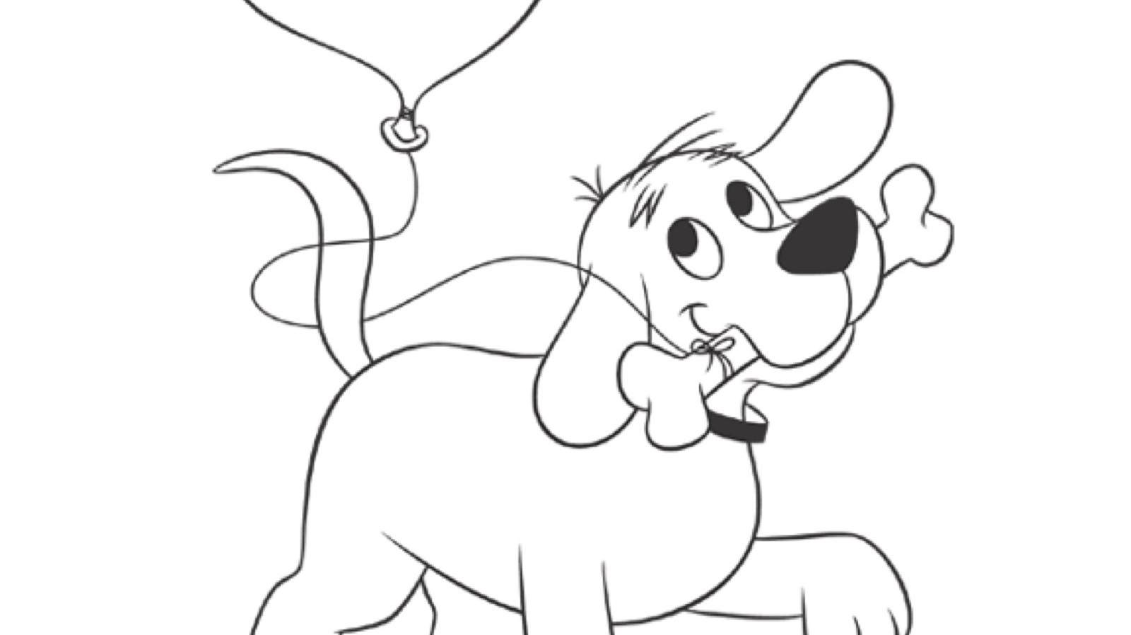 Clifford The Big Red Dog Coloring Pages