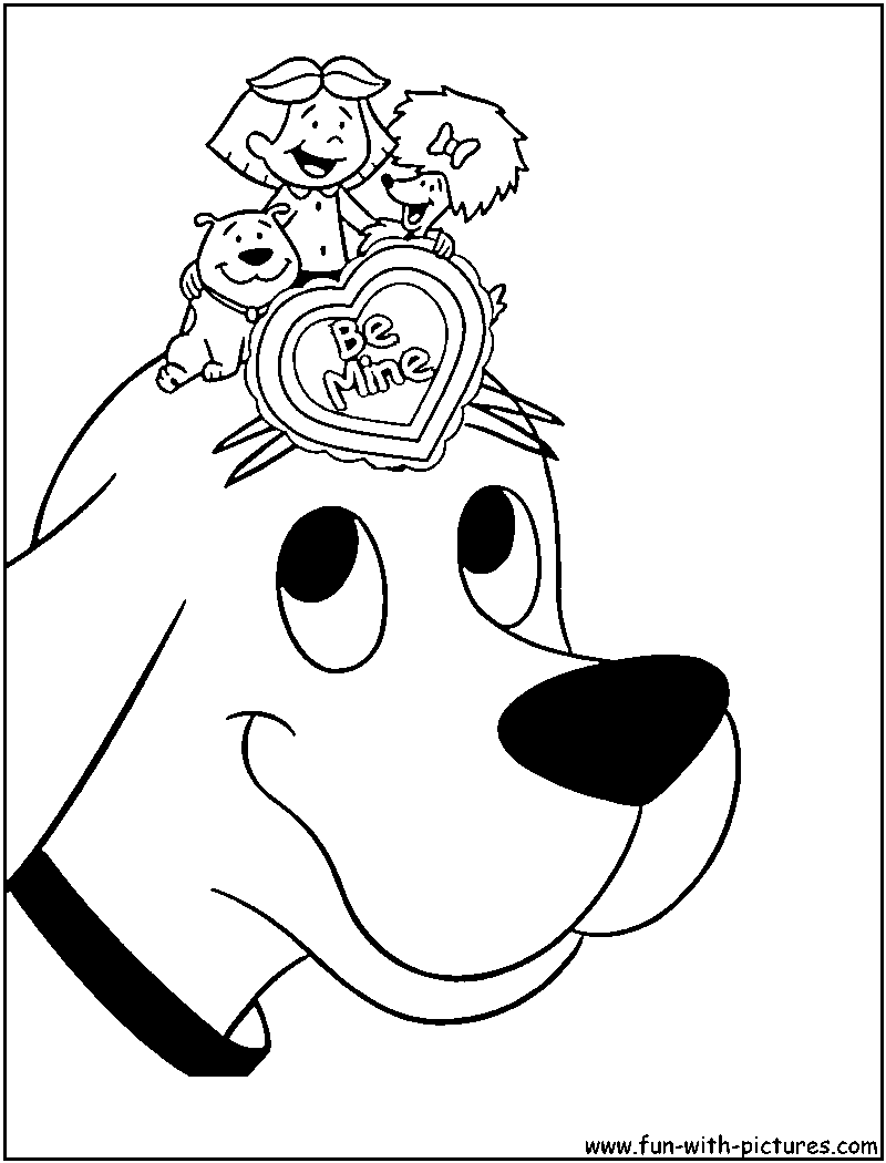 Clifford Big Red Dog Coloring Page Clifford Big Red Dog Coloring Page