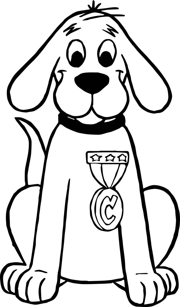 Clifford The Big Red Dog Prize Coloring Page Wecoloringpage Clifford The Big Red Dog Prize Coloring Page Wecoloringpage
