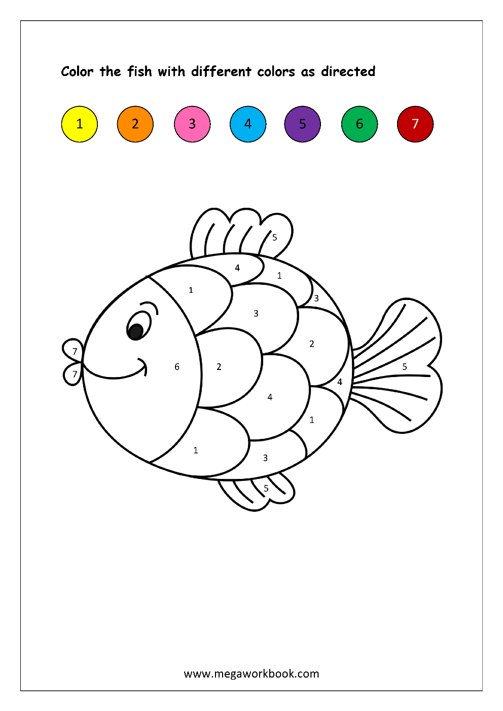 Color By Number Worksheets Color By Number Math Worksheets Worksheets Library