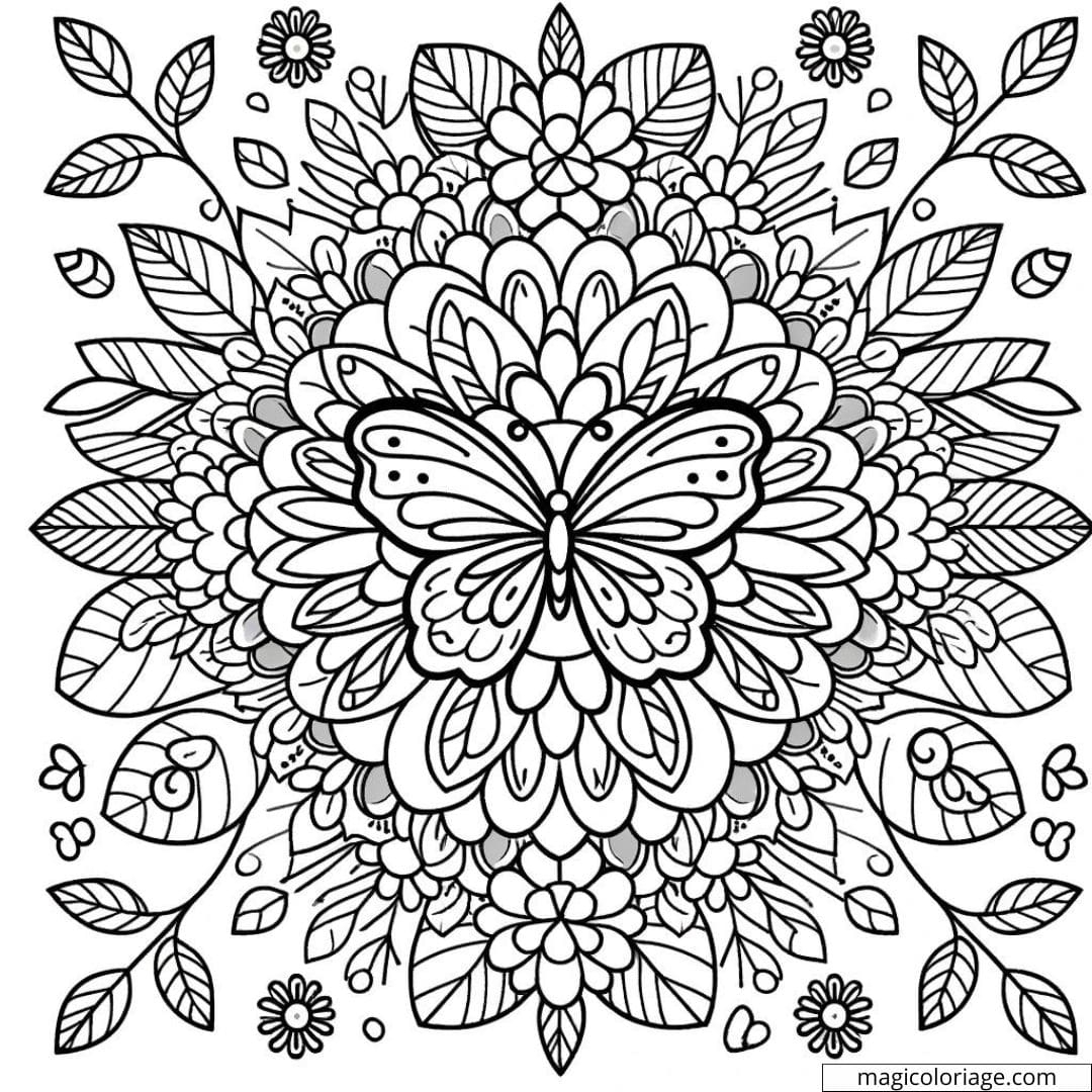 flower mandala coloring pages