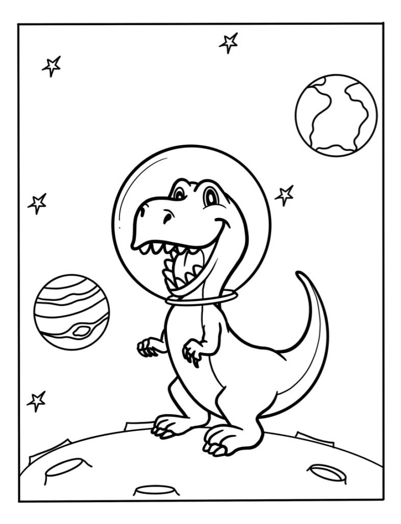 dinosaur coloring pages print