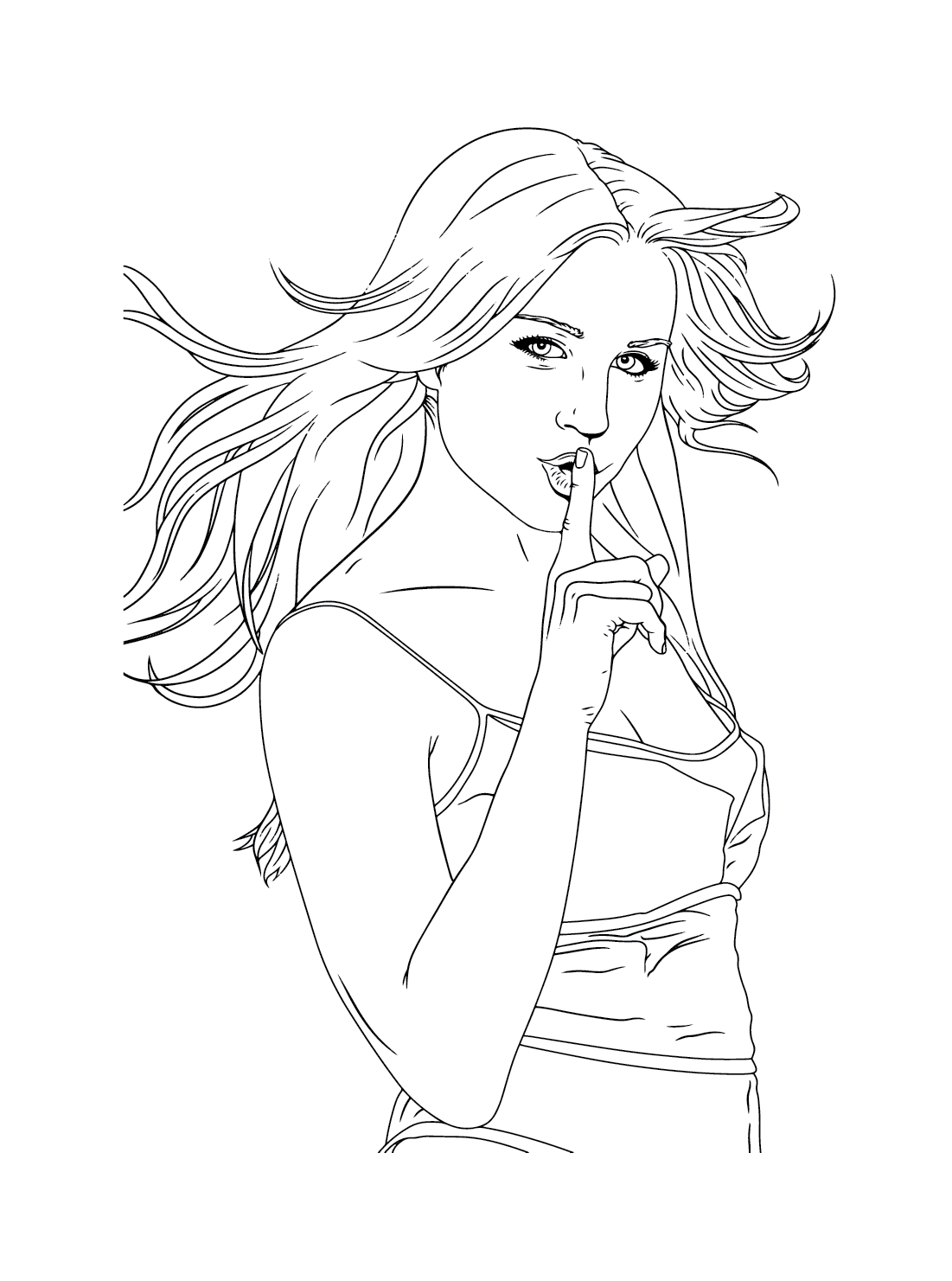 coloring pages of people