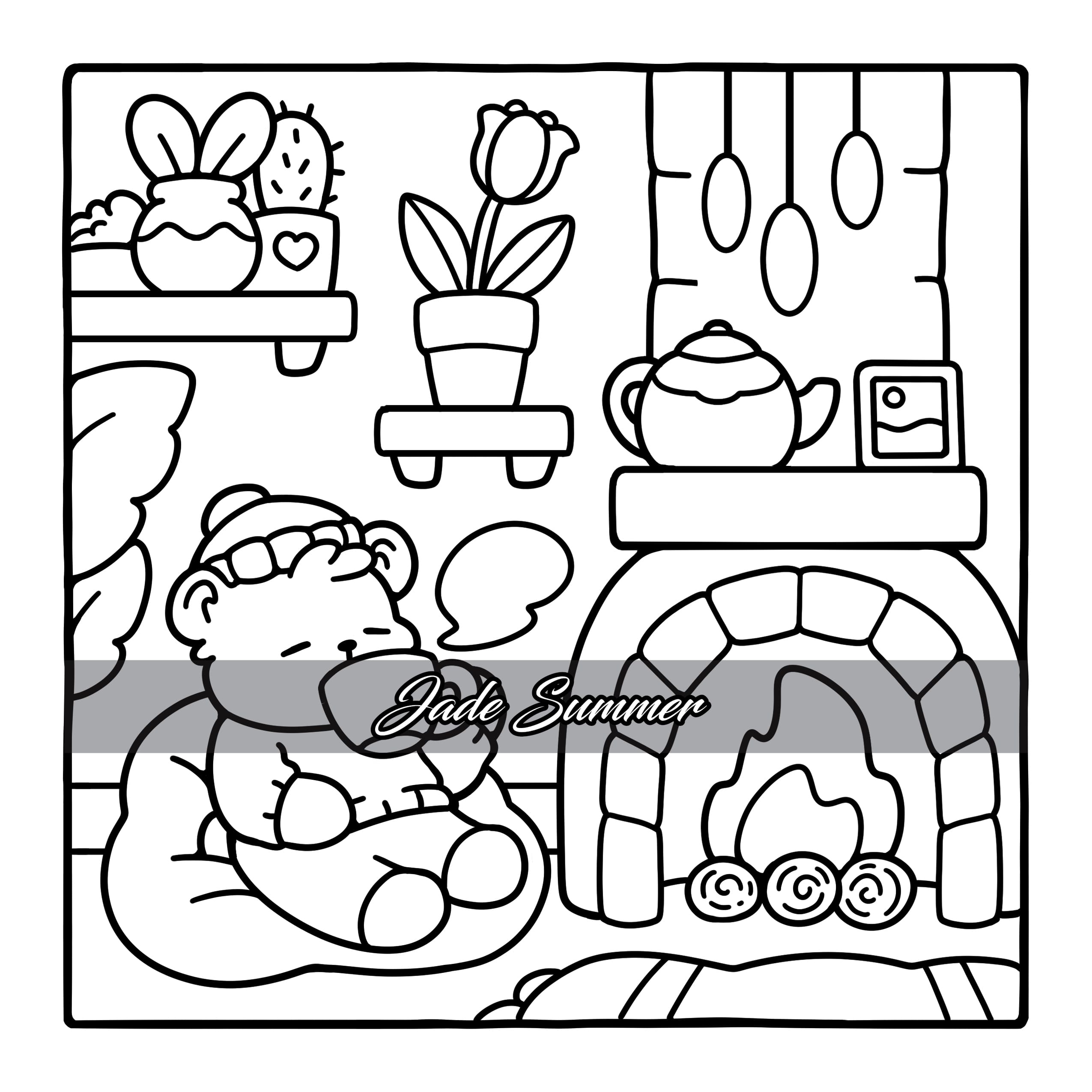 Comfy And Cozy Coloring Book 2nd Edition Jade Summer Comfy And Cozy Coloring Book 2nd Edition Jade Summer