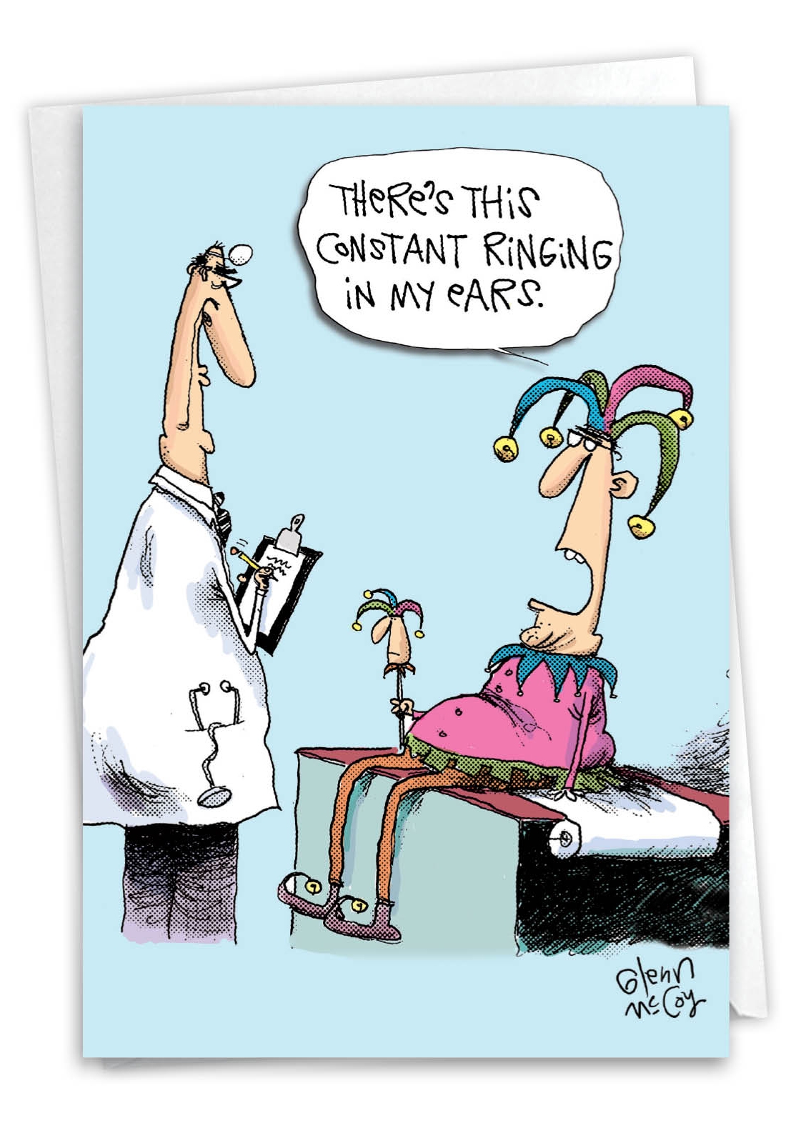 Constant Ringing Humor Get Well Greeting Card