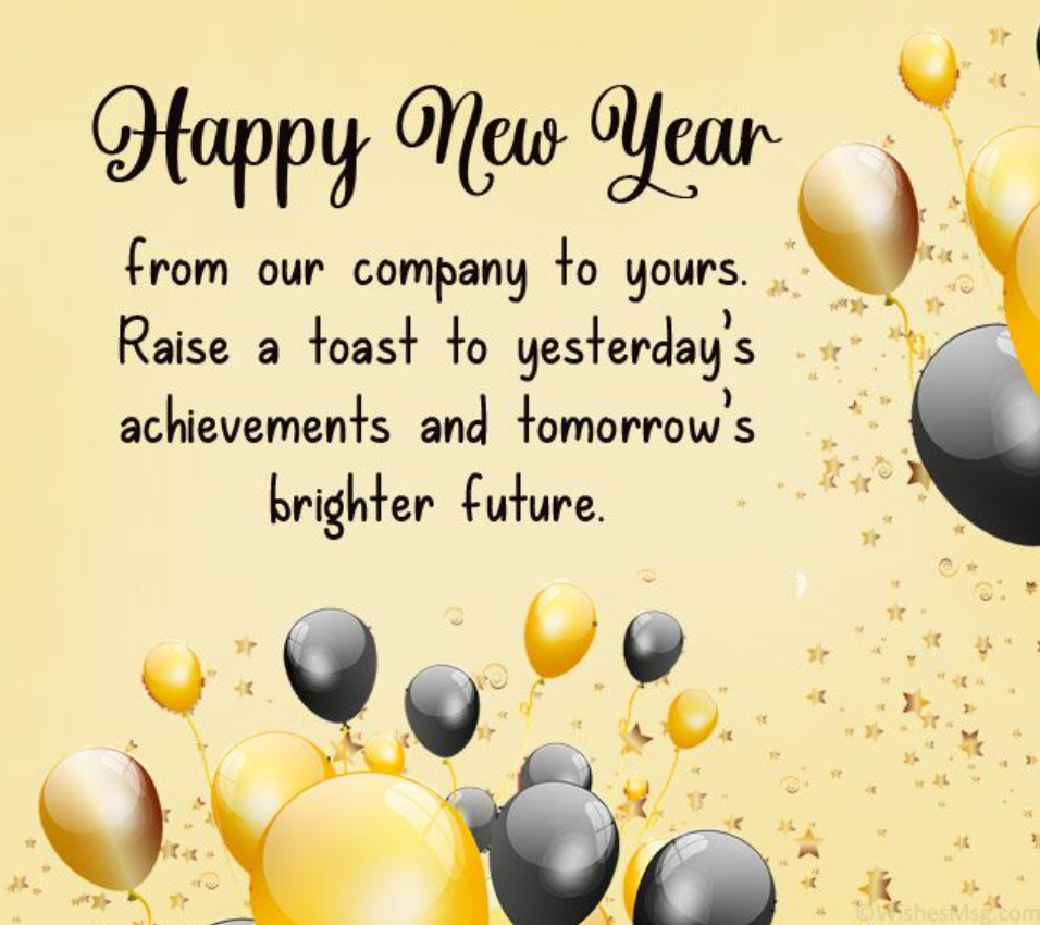 Corporate New Year Quotes Happy New Year Wishes Greeting For 2025 SwagMagic
