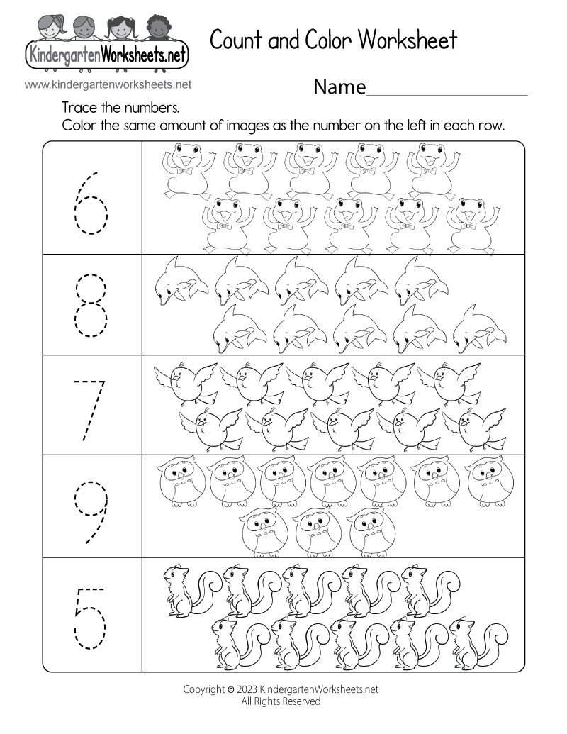 Colouring Worksheets For Kg