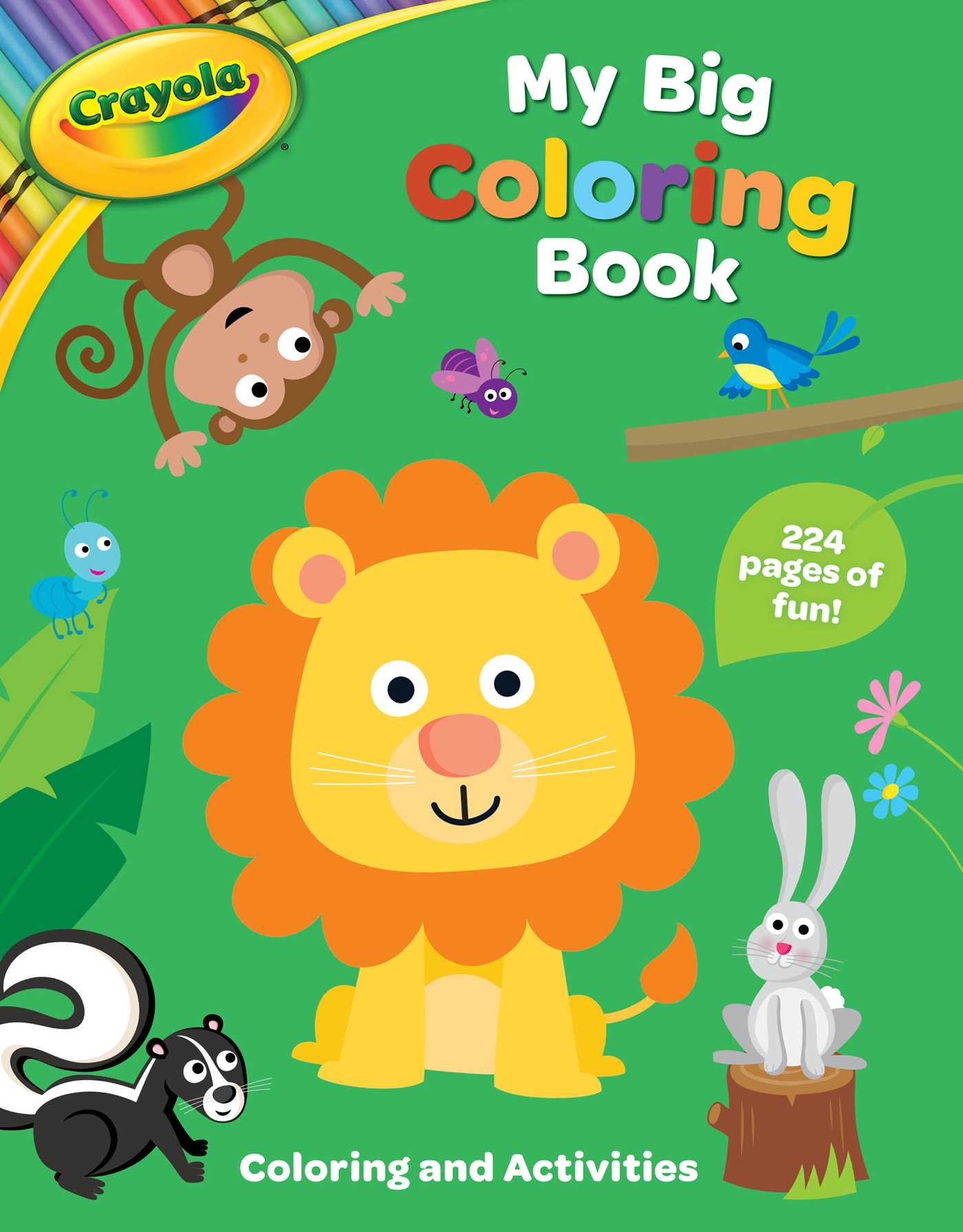 Crayola My Big Coloring Book A Crayola My Big Coloring Activity Book For Kids Book By BuzzPop Official Publisher Page Simon Schuster