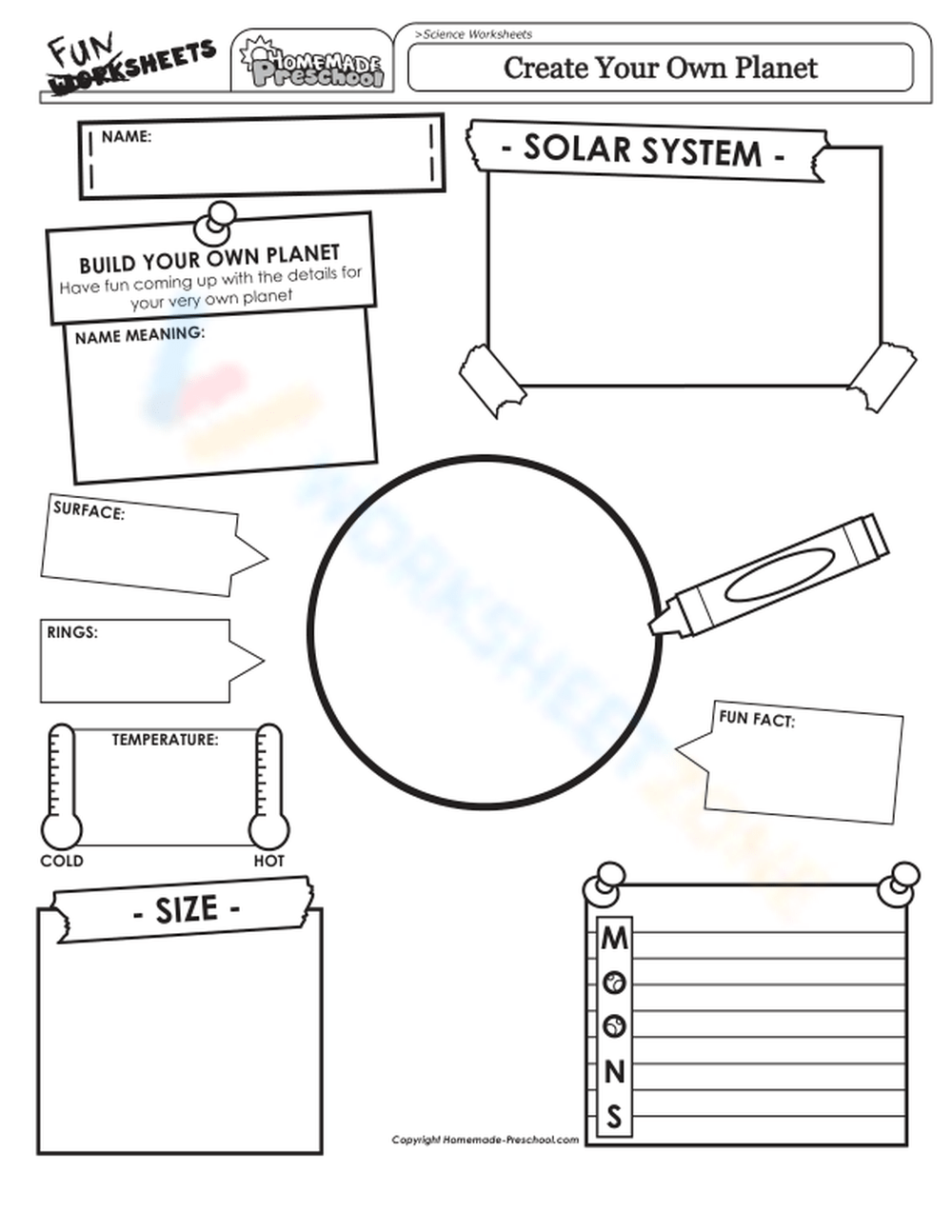 Make Your Own Worksheet