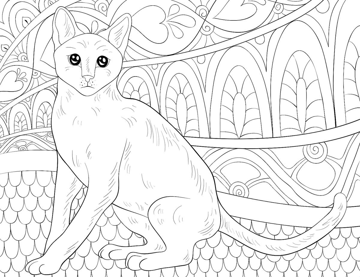 Cuddly Cat Coloring Pages Purr fect Free Printable Coloring Pages For Cat Lovers Printables 30Seconds Mom