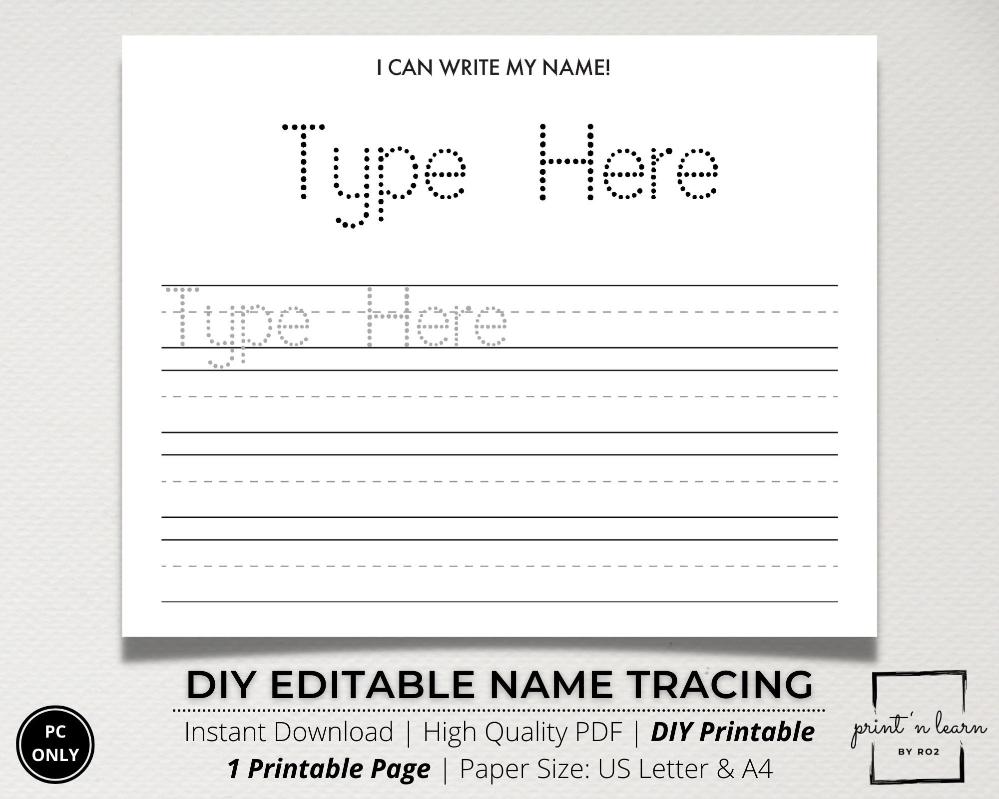Custom Name Tracing Sheet Handwriting Practice Name Writing Worksheets Library