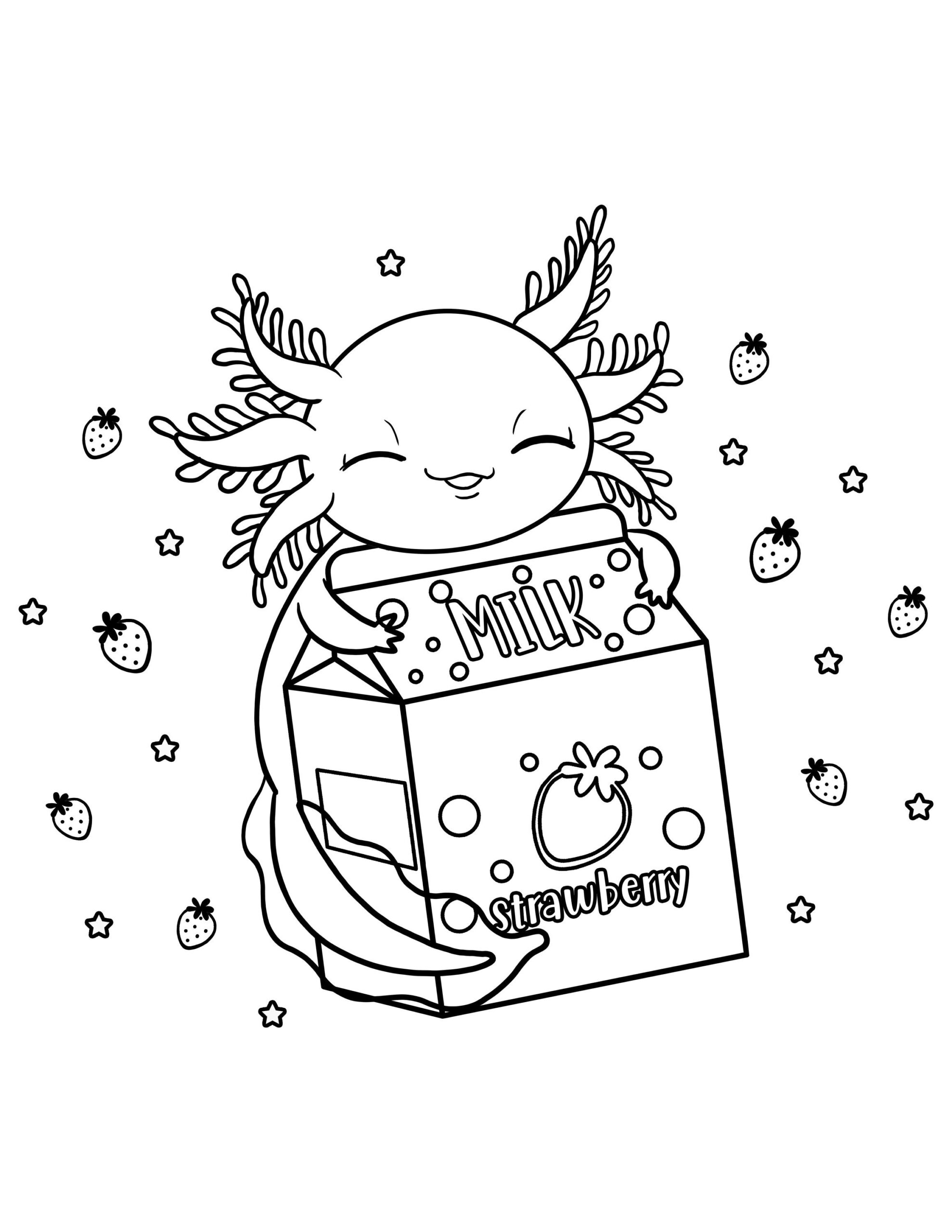 Cute Axolotl Coloring Page Digital Download Axolotls Kawaii Kids Printable Etsy Cute Axolotl Coloring Page Digital Download Axolotls Kawaii Kids Printable Etsy