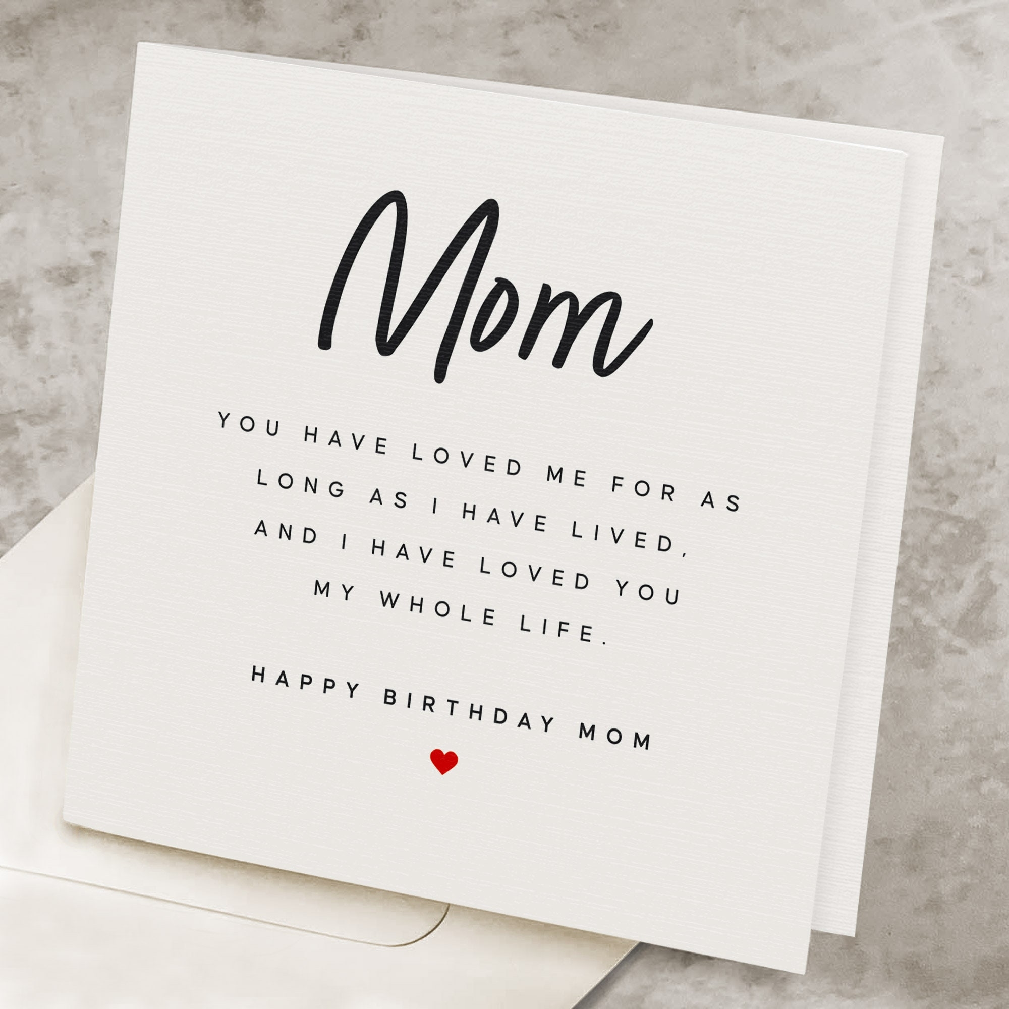 Birthday Card Wishes For Mom