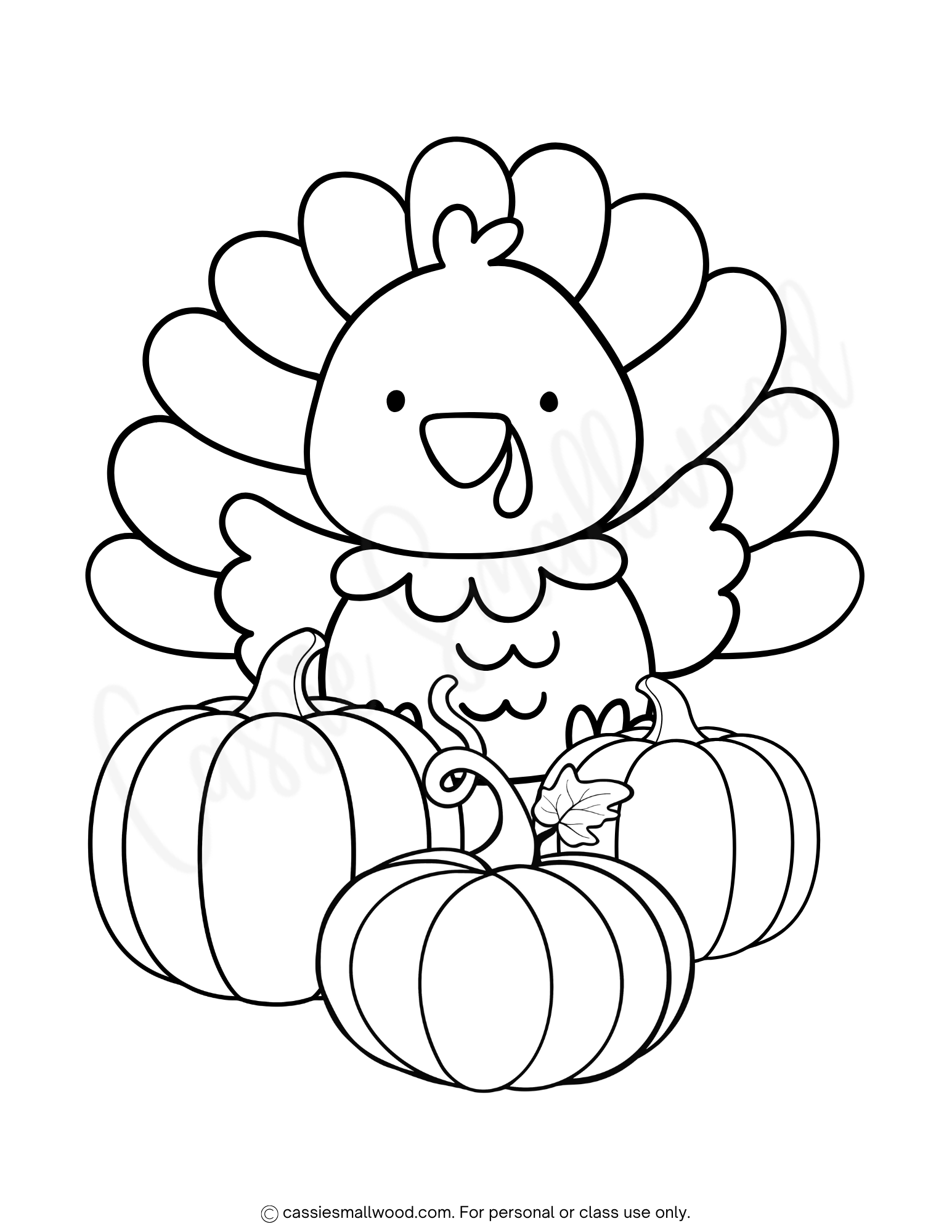 coloring pages turkey printable