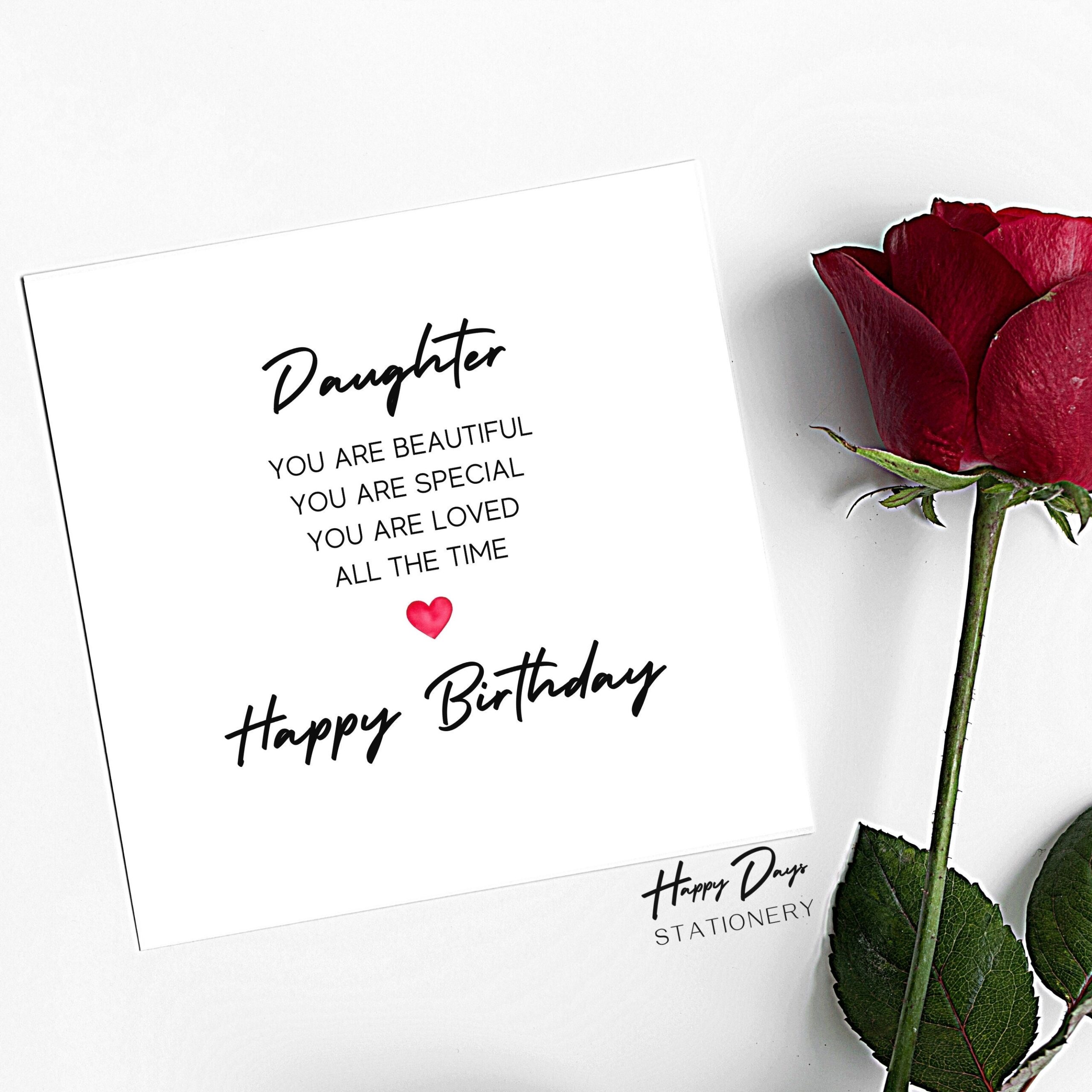 Daughter Birthday Card Poem Card For Daughter Birthday Card For Daughter Card For Daughter Birthday Card Daughter Daughter Card Etsy