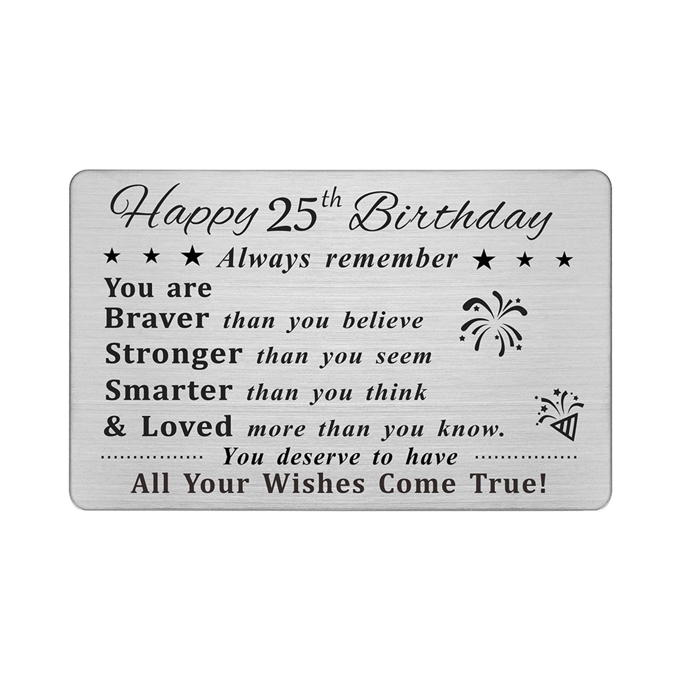25th Birthday Wishes Quotes
