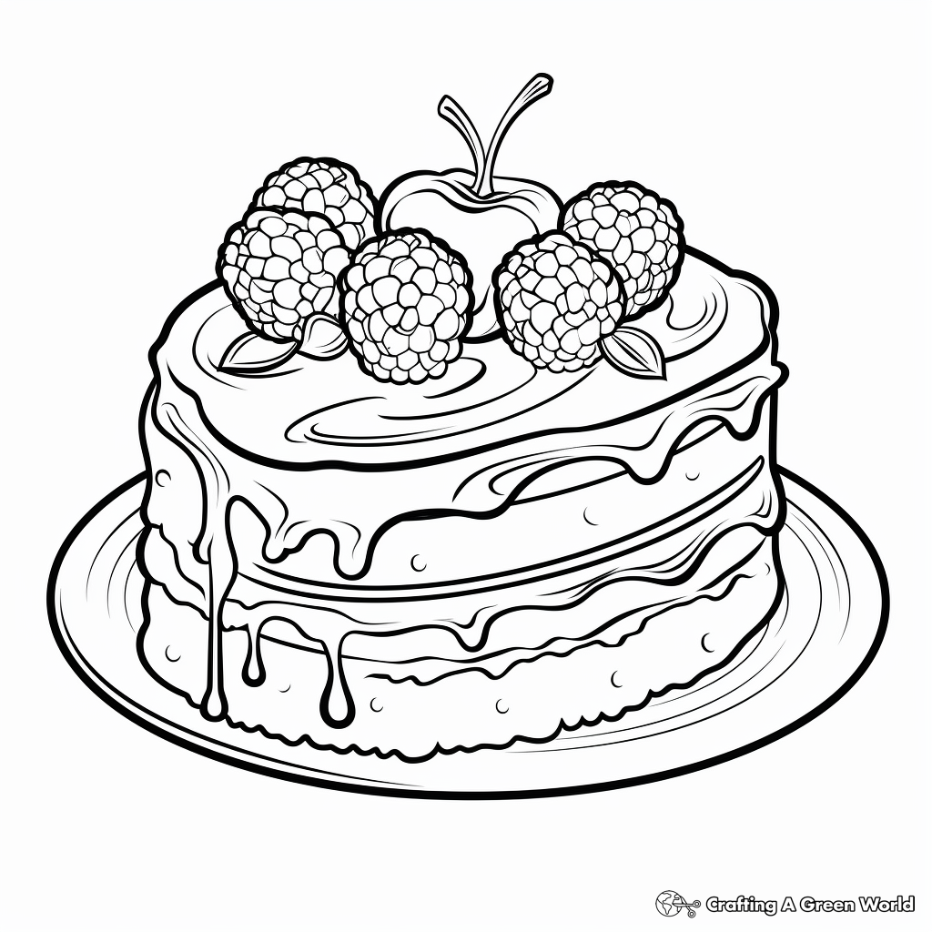 Dessert Coloring Pages Free Printable 