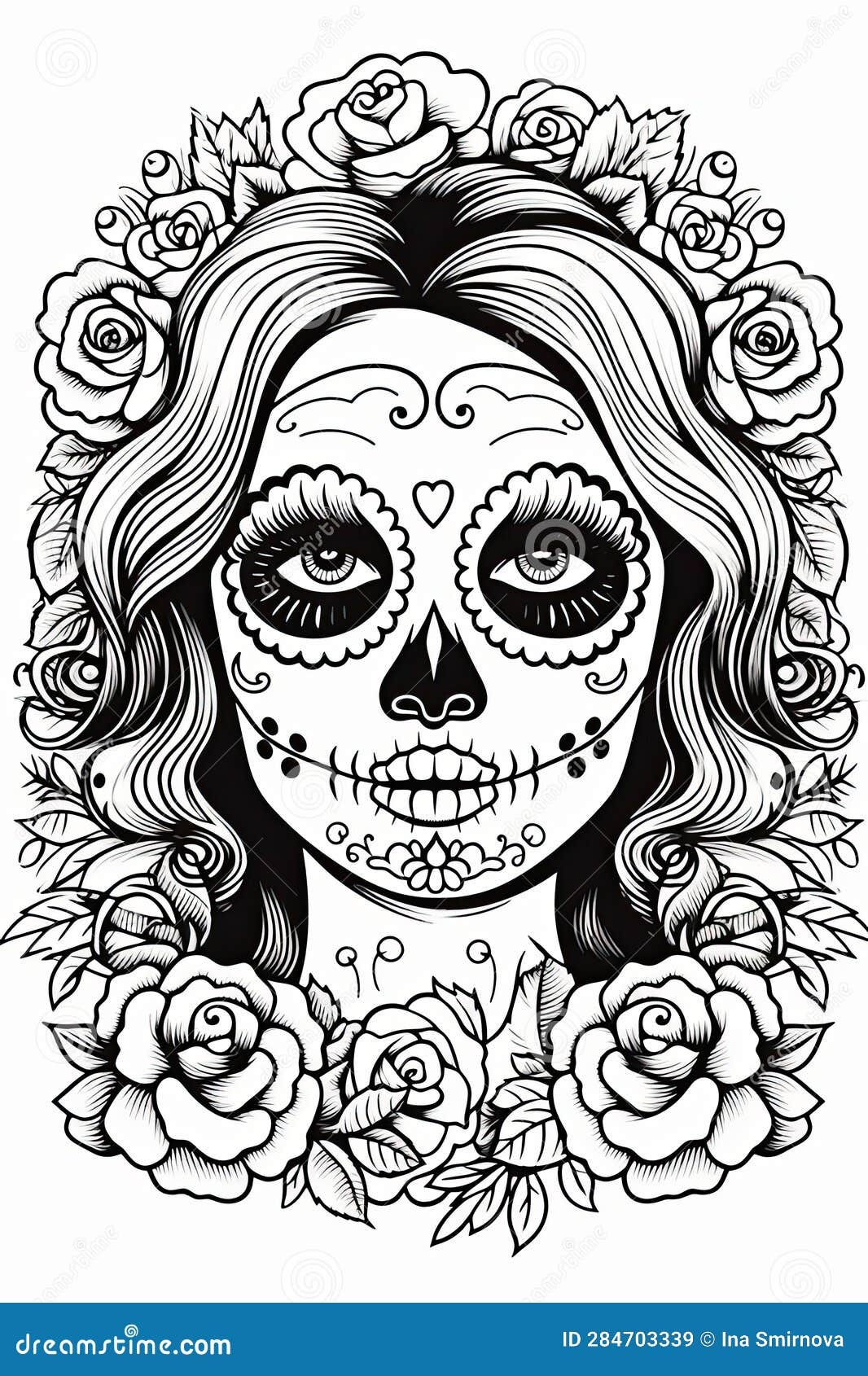 Dia De Los Muertos Coloring Pages