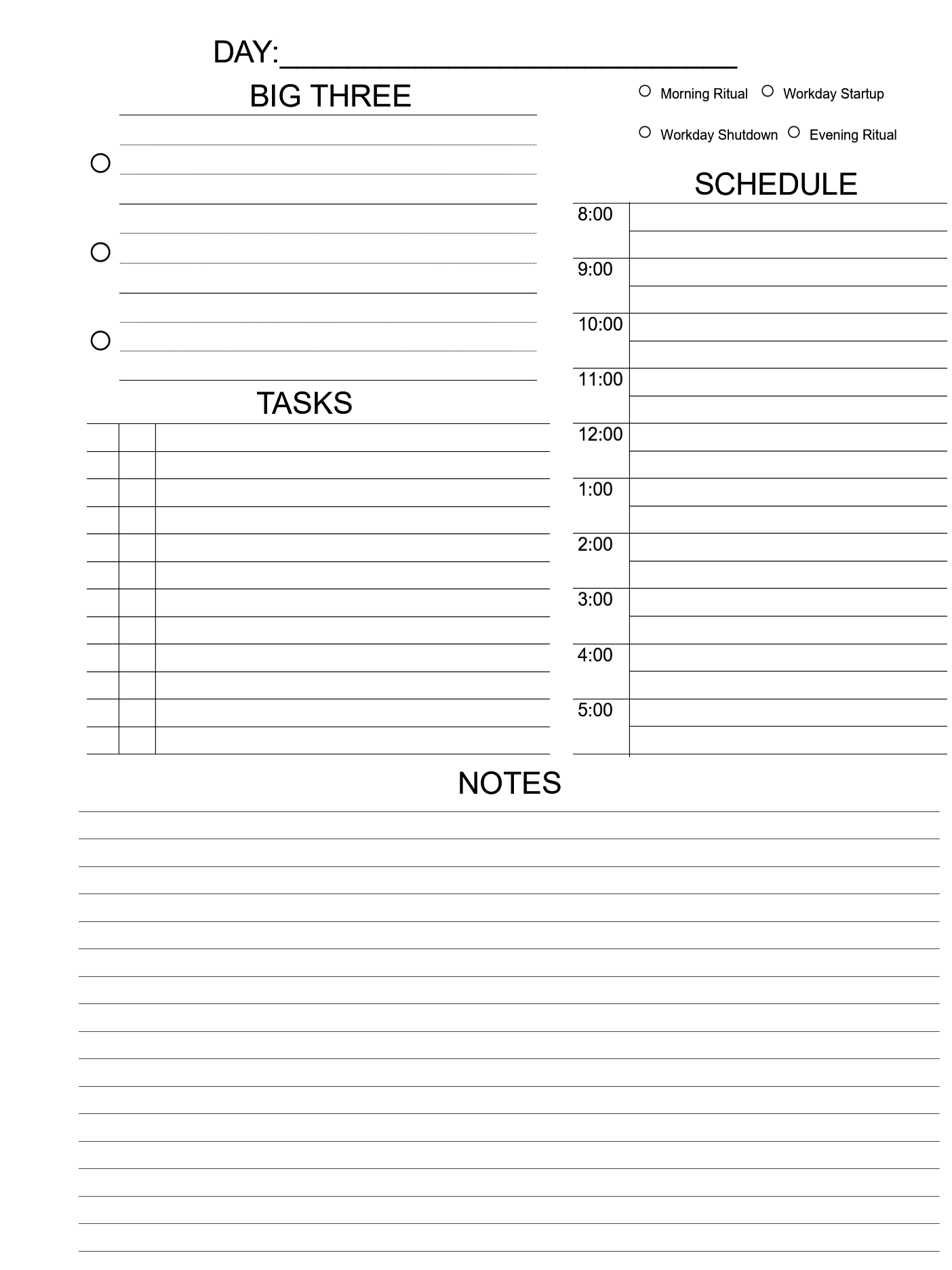 Full Focus Planner Pdf Free Download