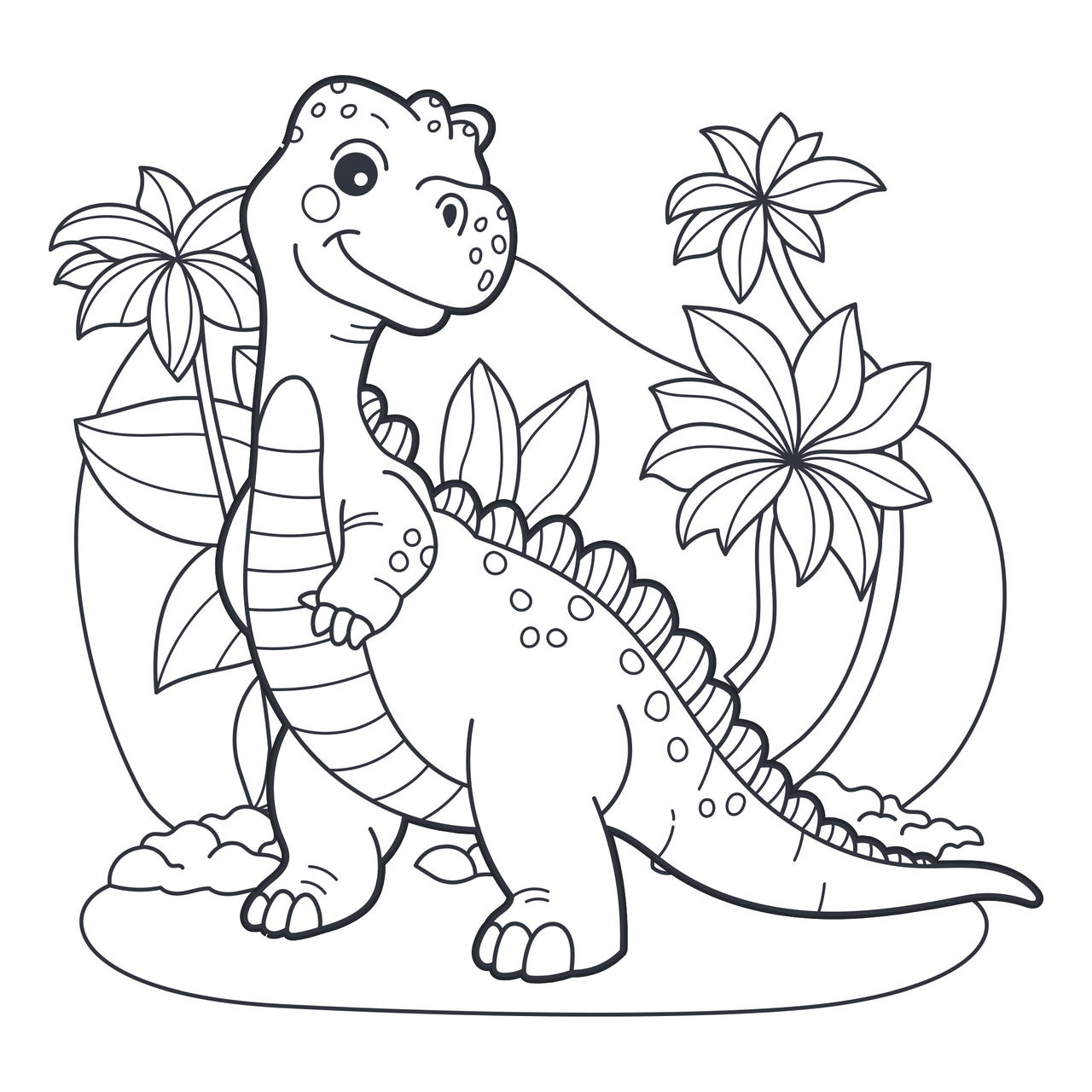 Dinosaur Coloring Page By Jeffdoute On DeviantArt Worksheets Library