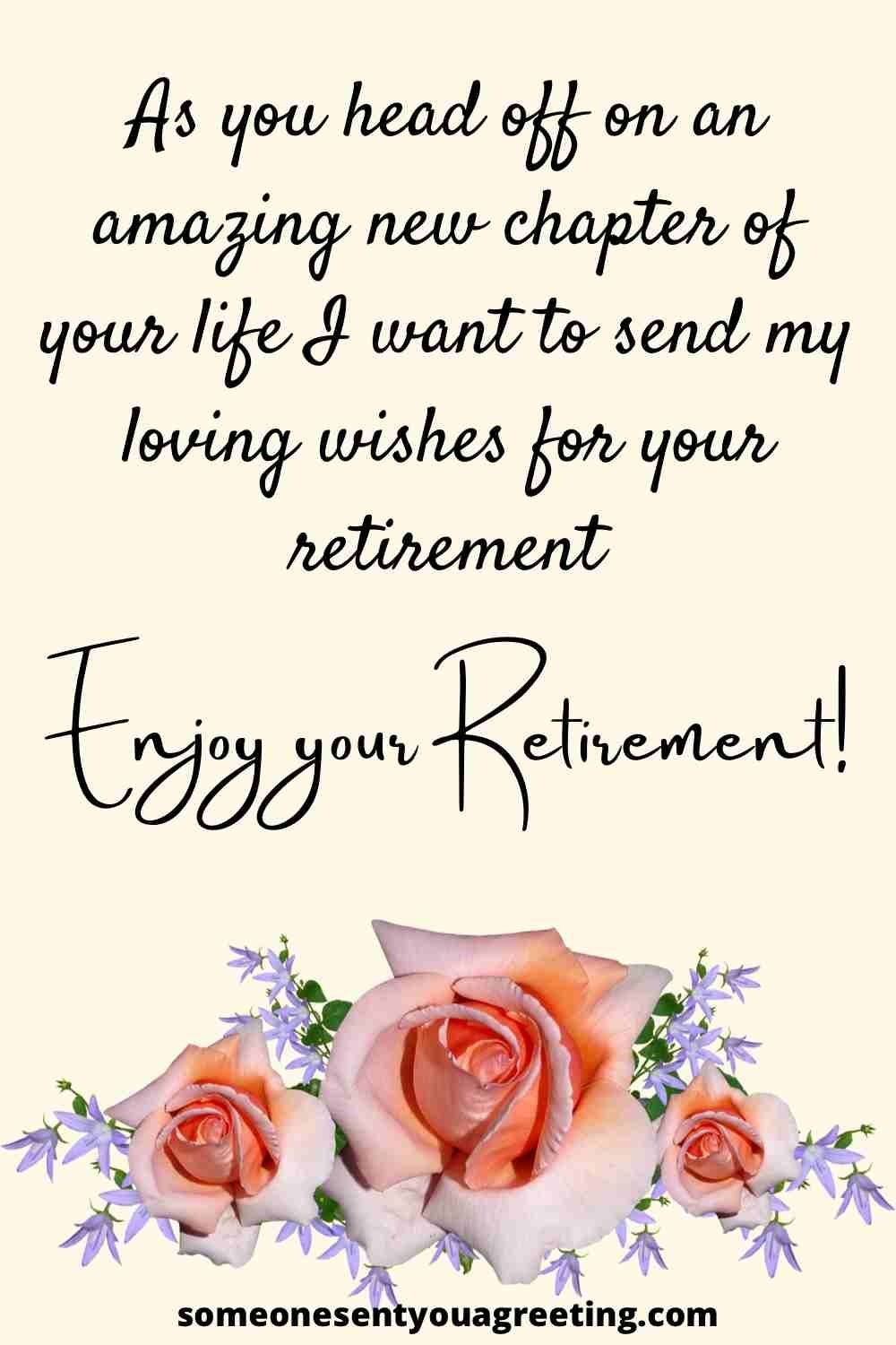 phrases for retirement wishes
