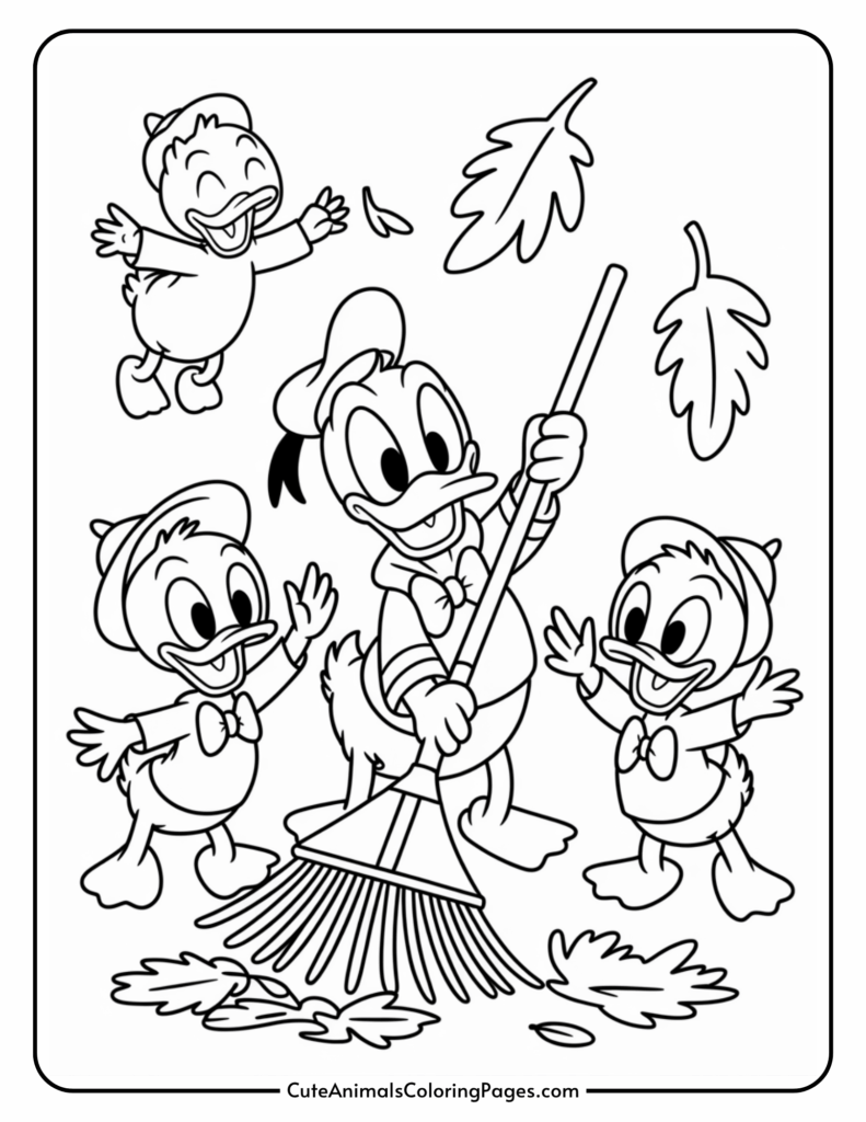 Disney Fall Coloring Pages