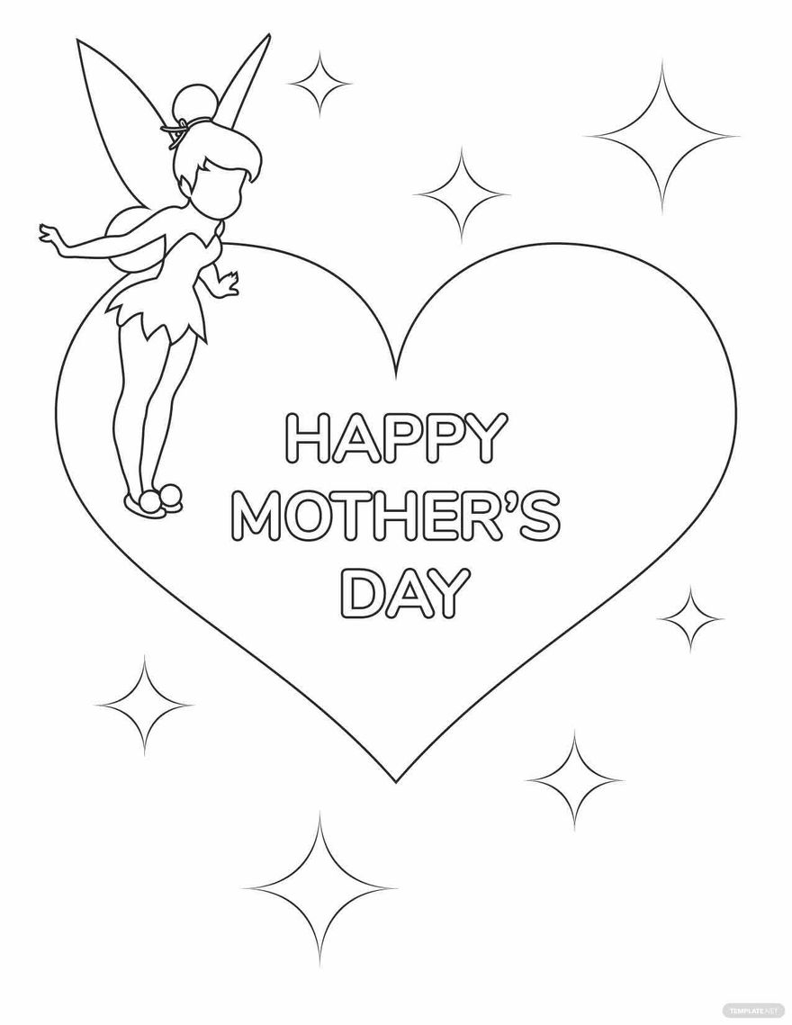 colouring pages for mother's day