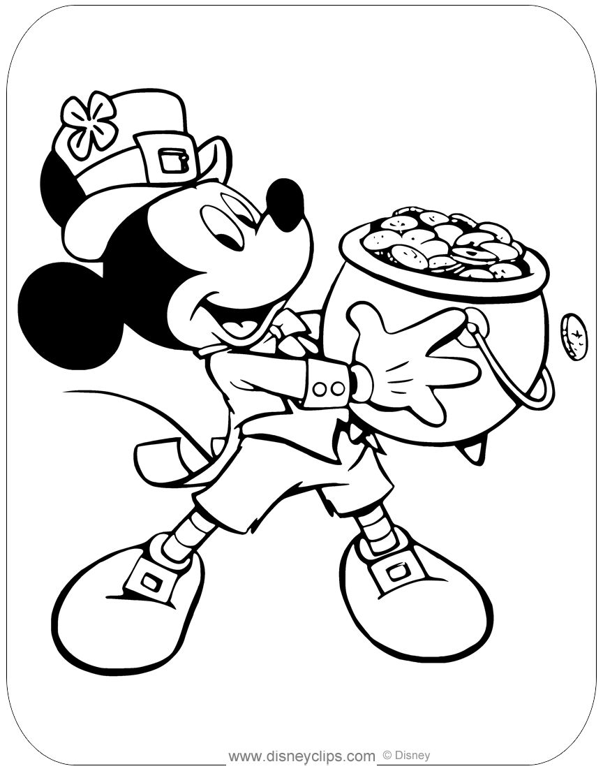 free printable st patrick day coloring pages