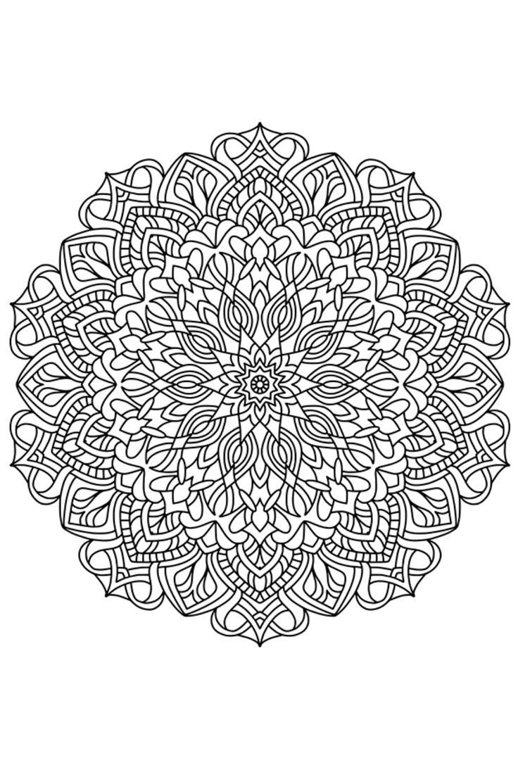 mandala coloring pages printable