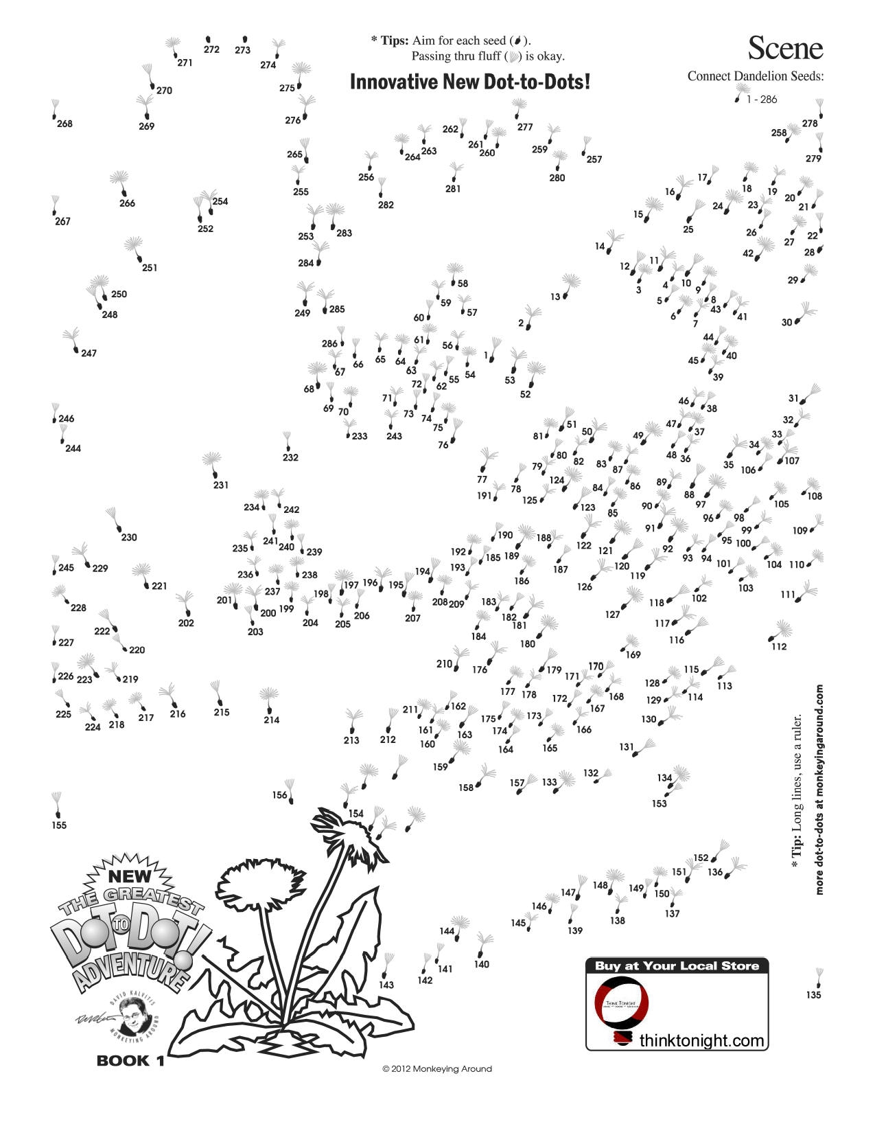 Connect Dot To Dot Worksheets