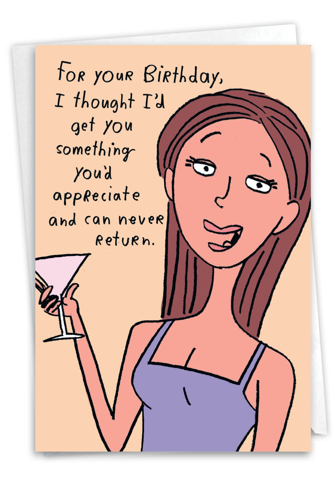Drunk Funny Birthday Greeting Card