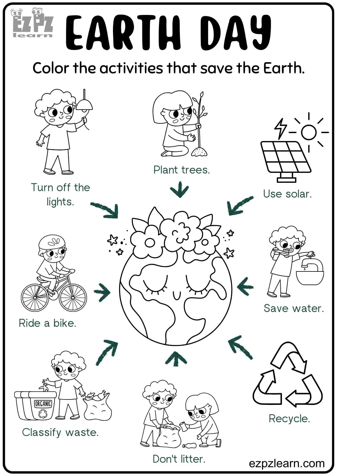 Earth Day Worksheets Pdf