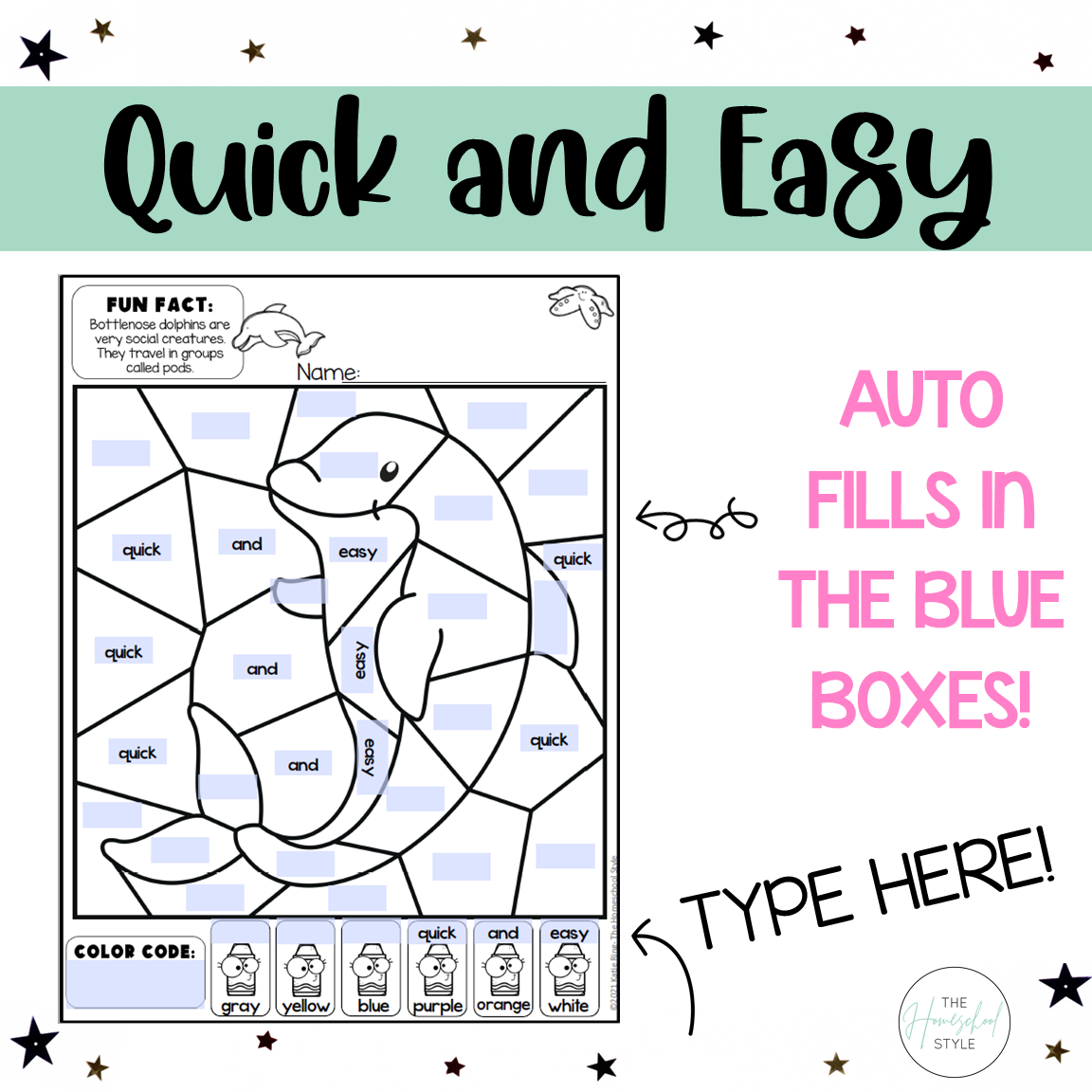 Color By Word Worksheets