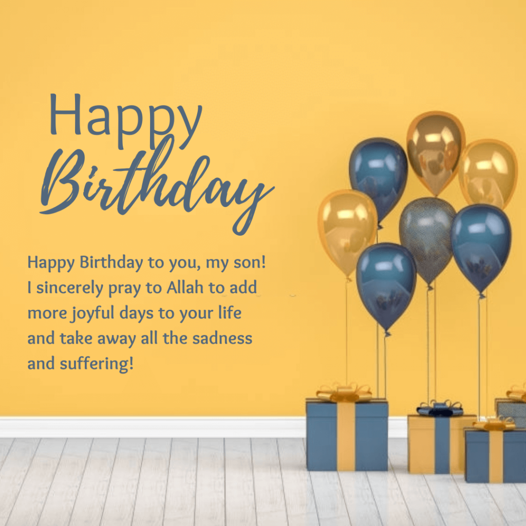 happy birthday my son wishes
