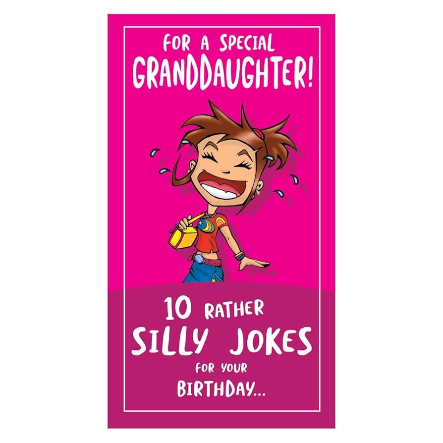 Emotional Rescue Humour Funny Granddaughter Birthday Card For A Special Granddaughter 10 Rather Silly Jokes For Your Birthday Greeting Cards Amazon au