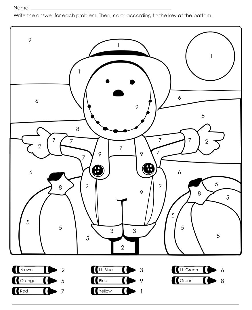 Engaging Fall Worksheets For Kindergarten Fun Learning Activities Worksheets Library
