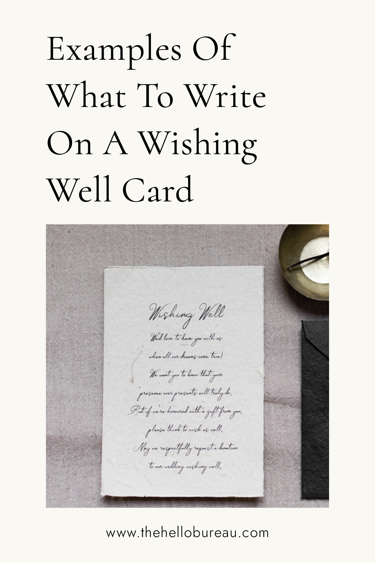 Examples Of What To Write On A Wishing Well Card