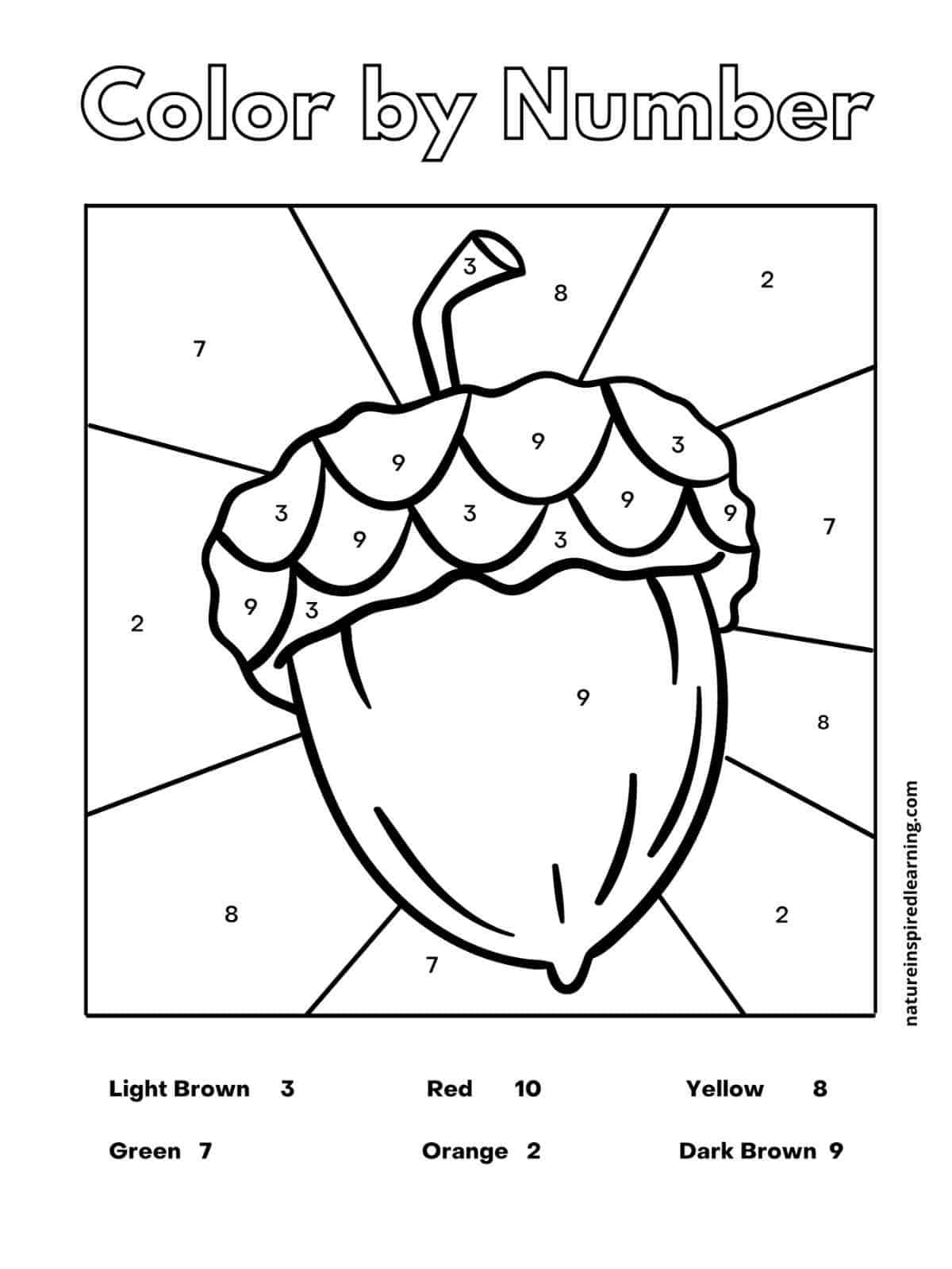 number coloring worksheets for preschoolers