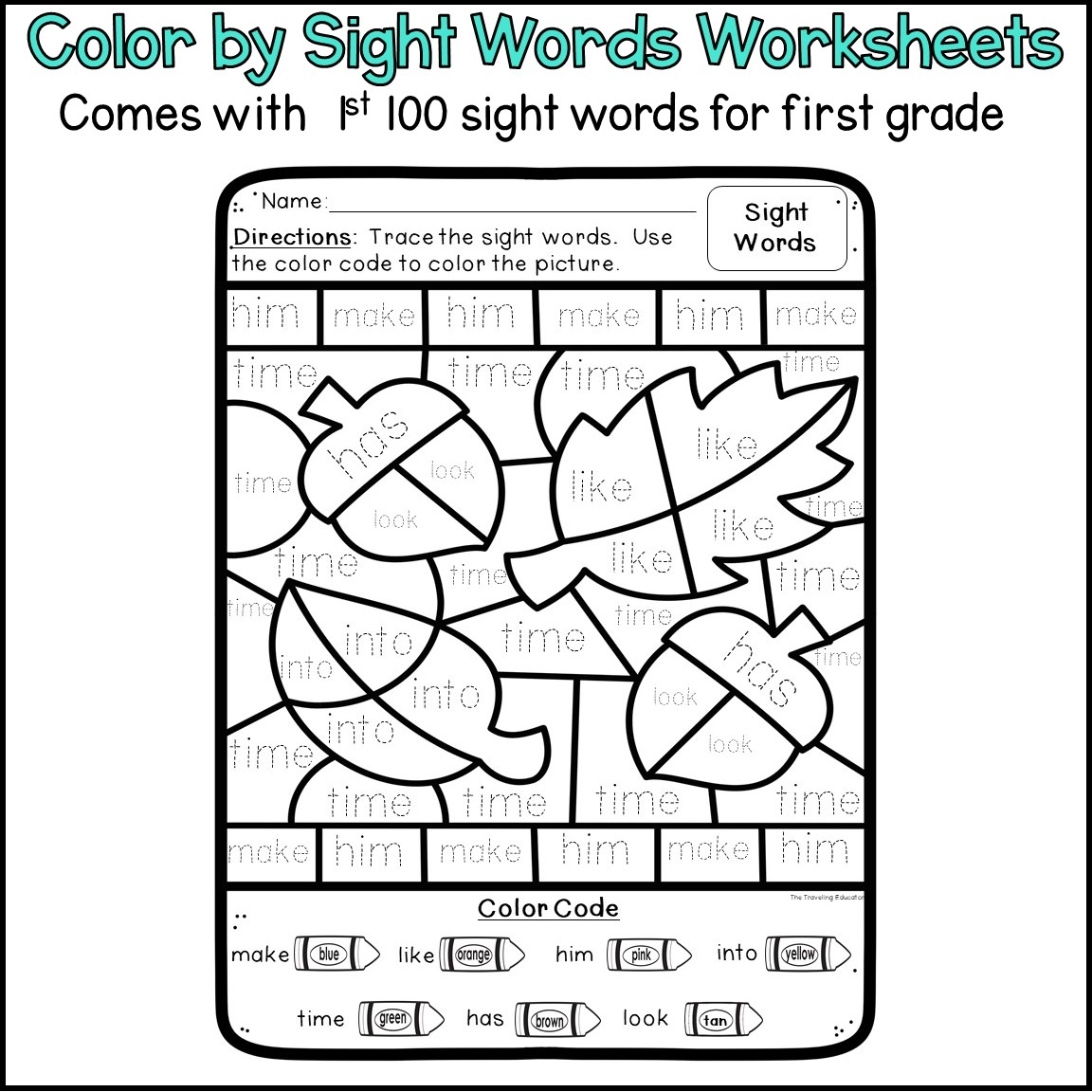 Coloring Worksheets For 1st Graders