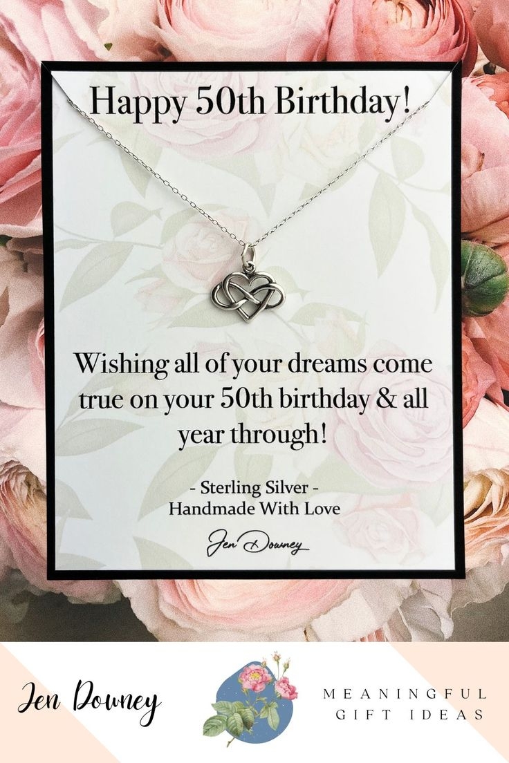 Fifty Wishes 50th Birthday Quote Gift Idea