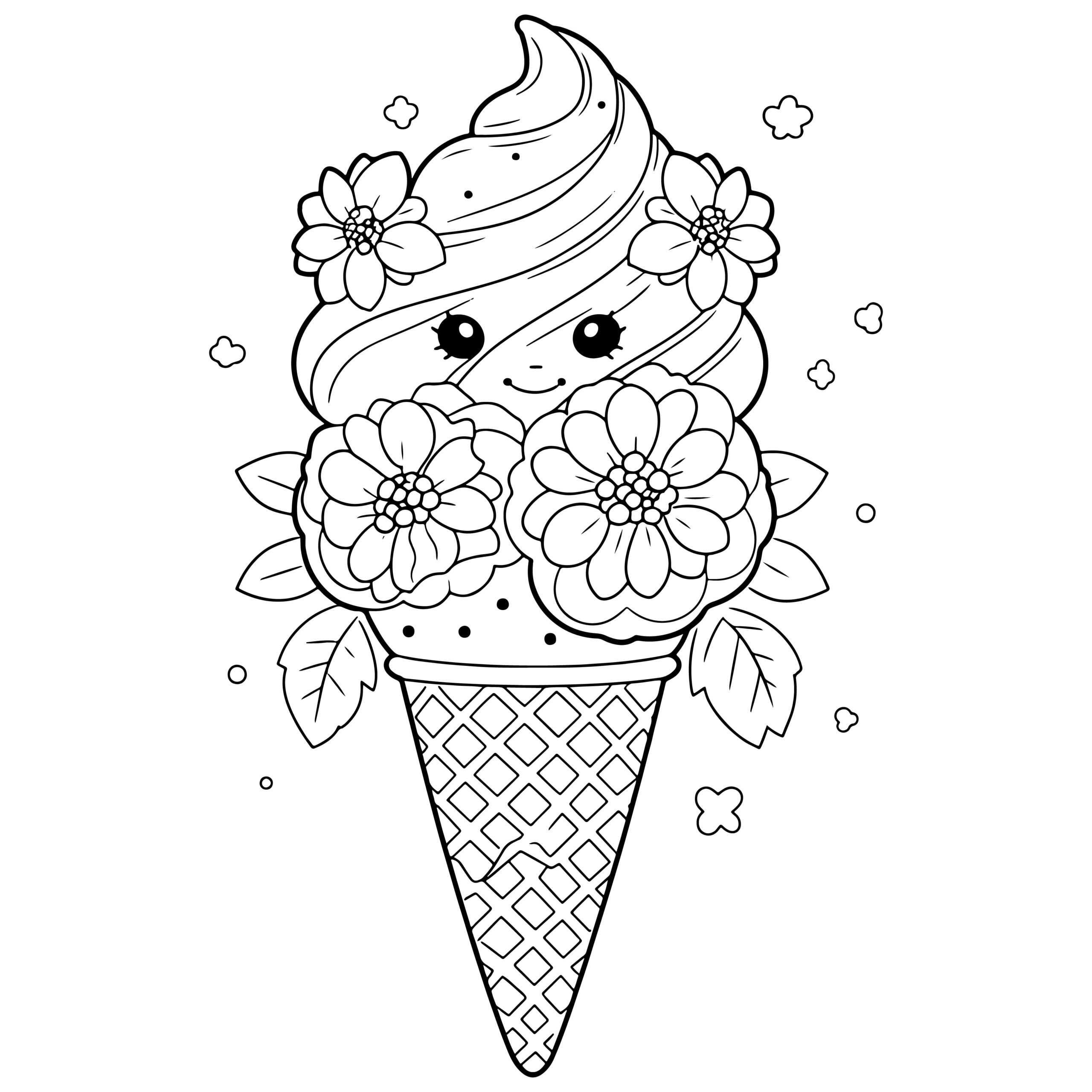 Coloring Pages Ice Cream