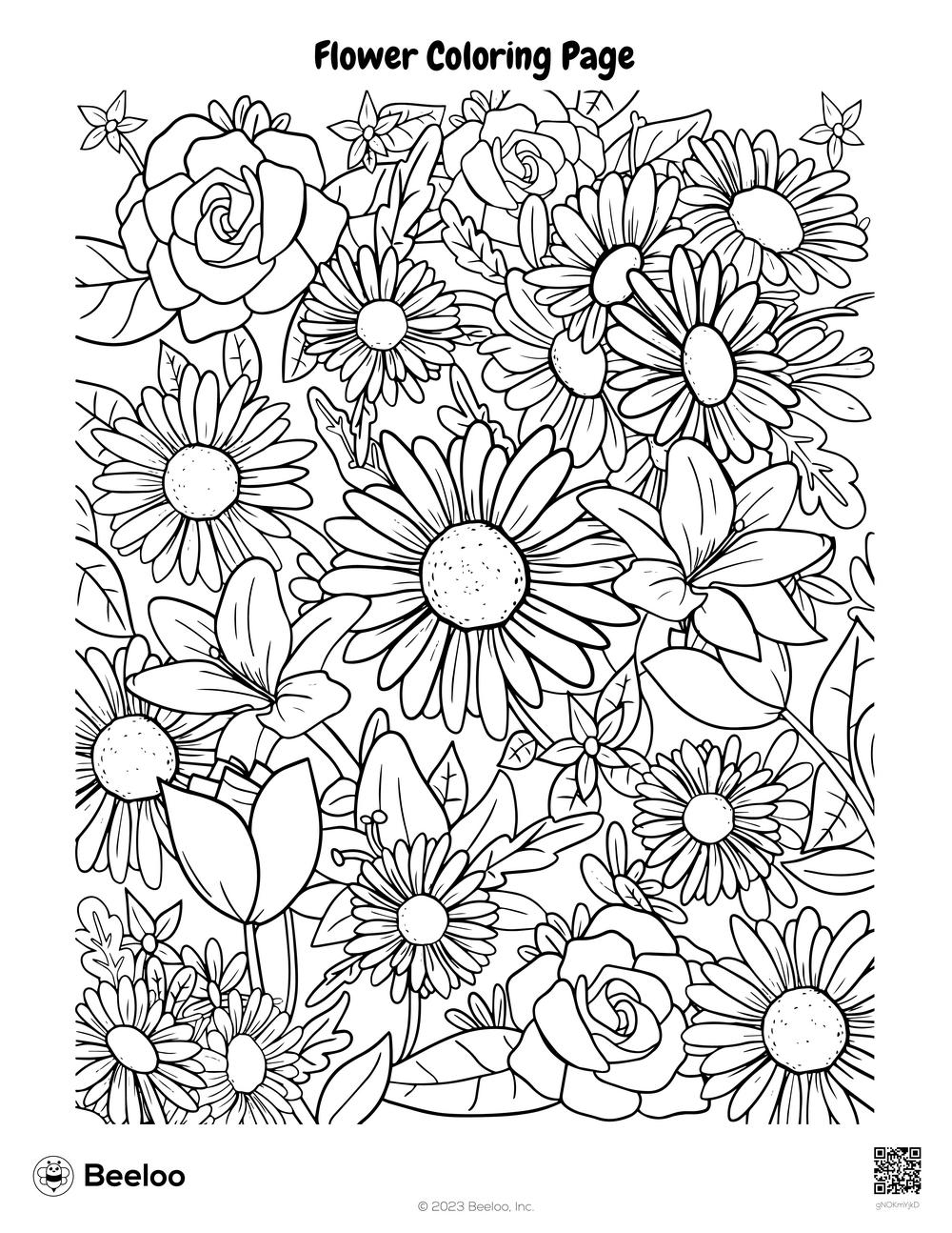 flower coloring pages to print flower coloring pages to print