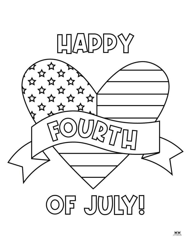 coloring pages fourth of july